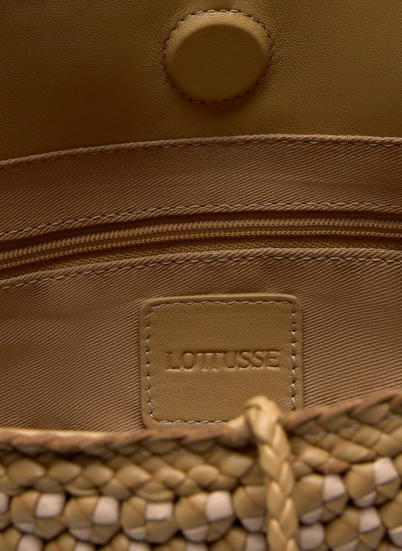 LOTTUSSE Medium bag NOODBAG: CAMEL