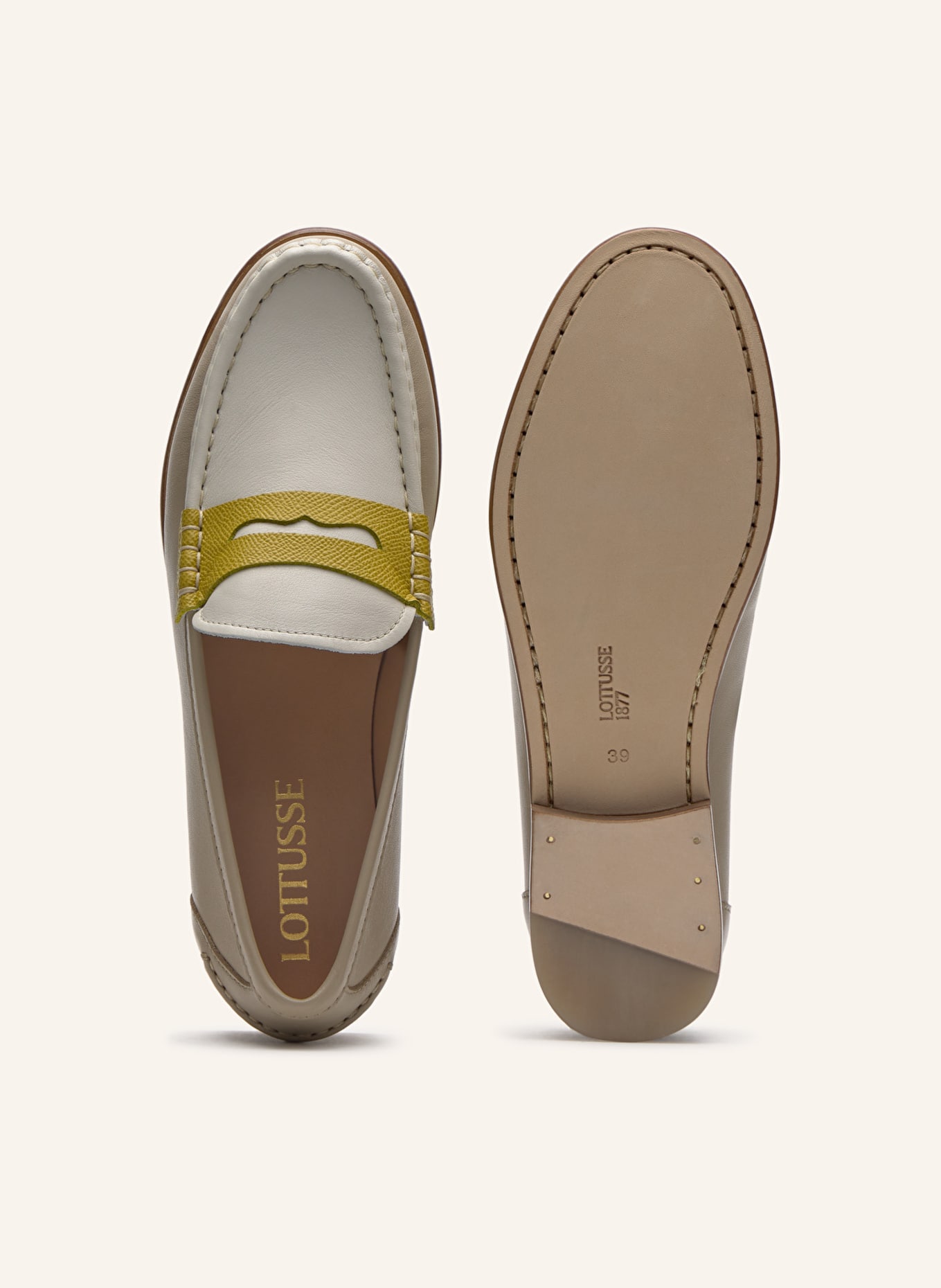 LOTTUSSE Loafer LARA: ECRU