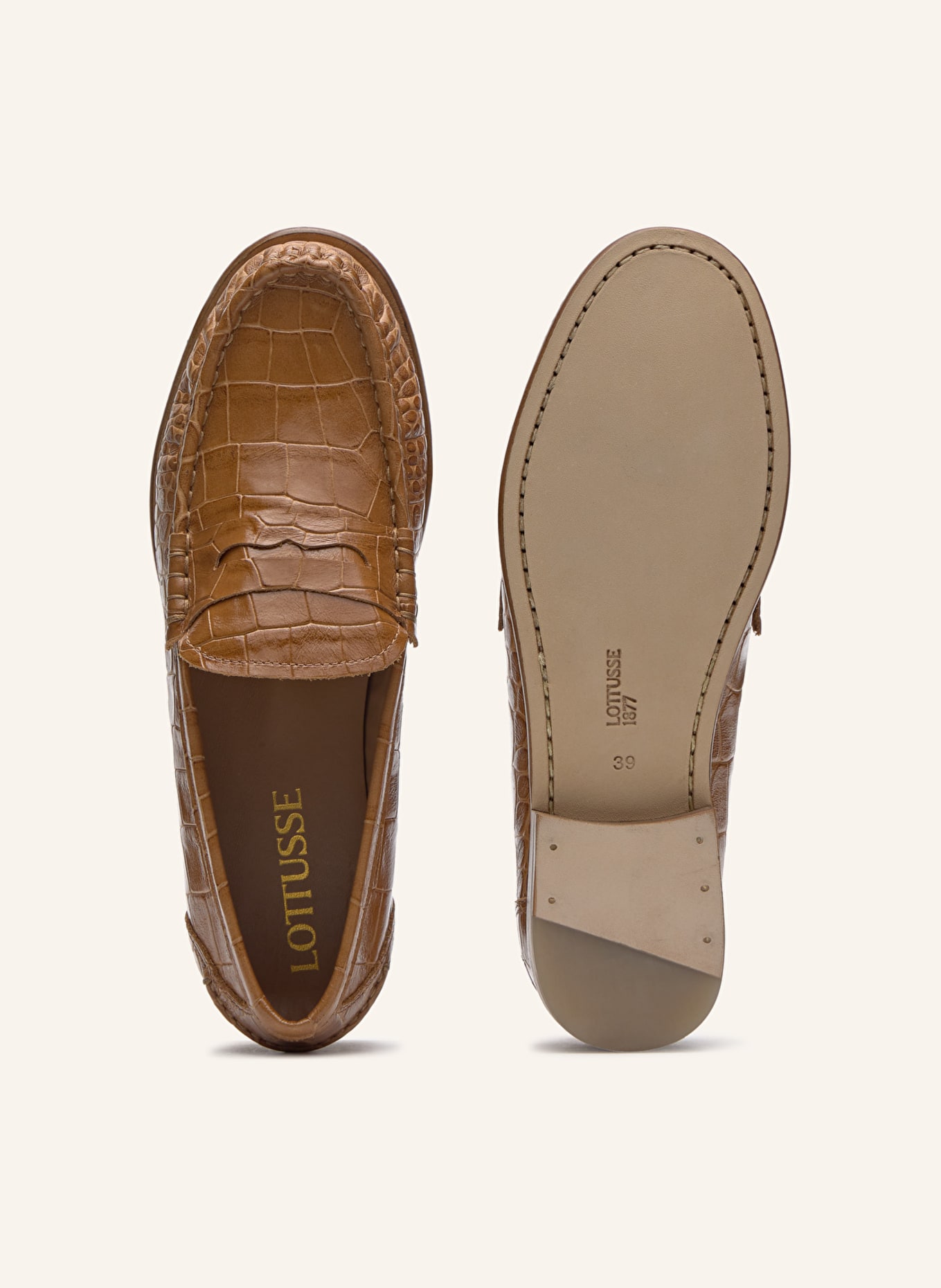 LOTTUSSE Loafer LARA: BRAUN