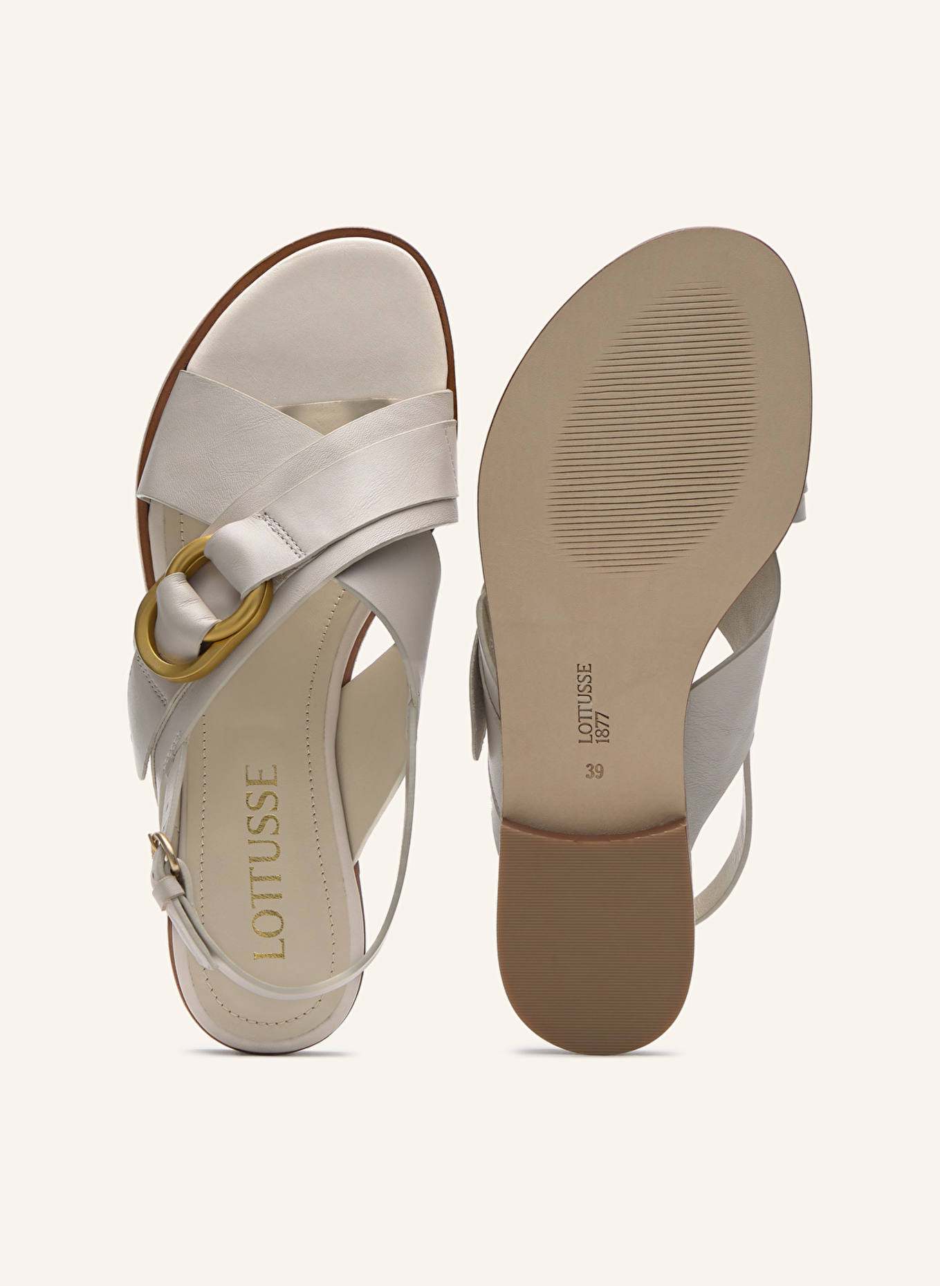 LOTTUSSE Sandals NYLO: WEISS