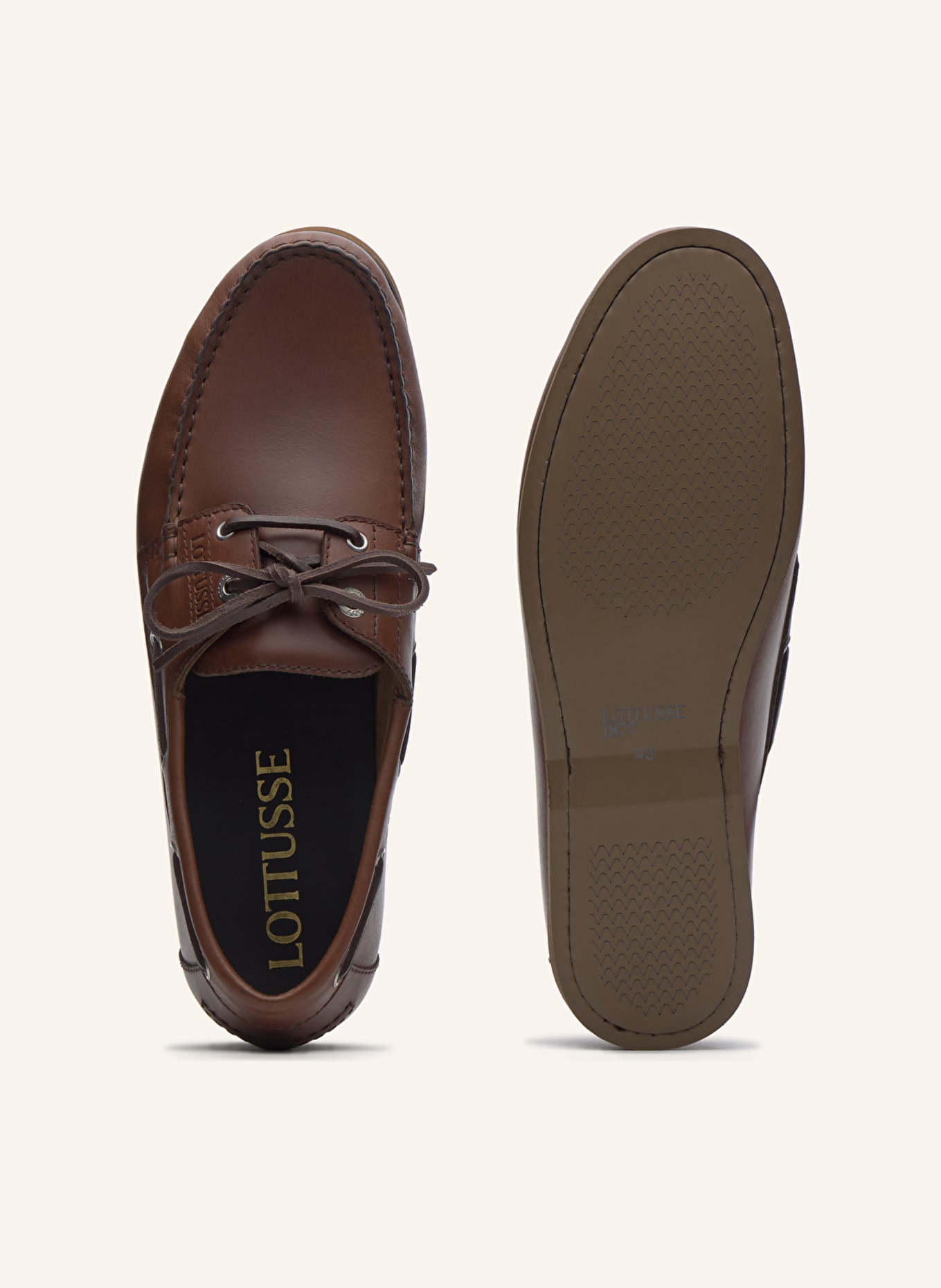 LOTTUSSE Bootsschuh OCEAN: BRAUN
