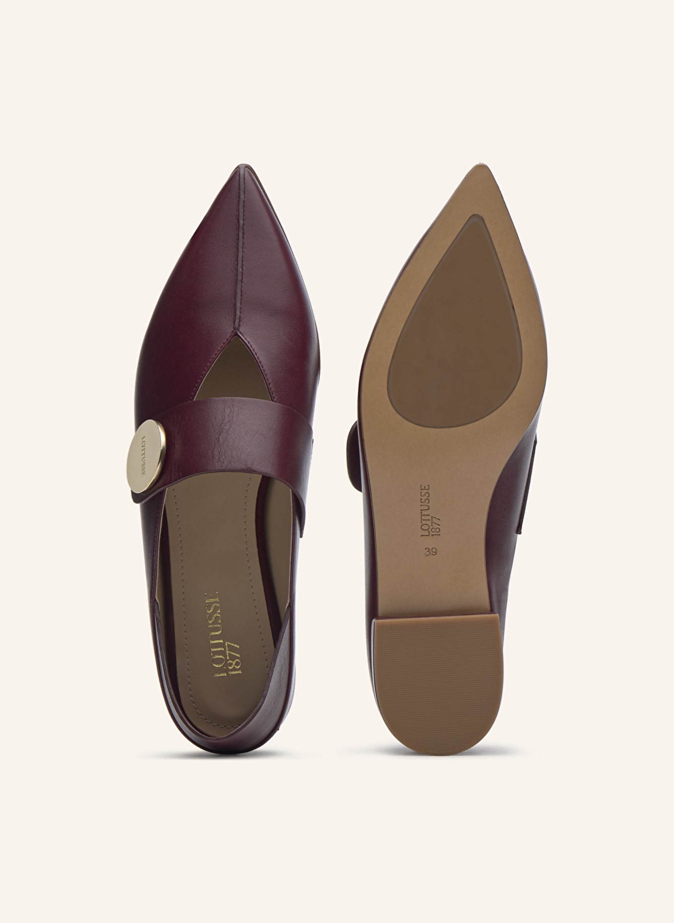 LOTTUSSE Ballerinas CARLA: ROT