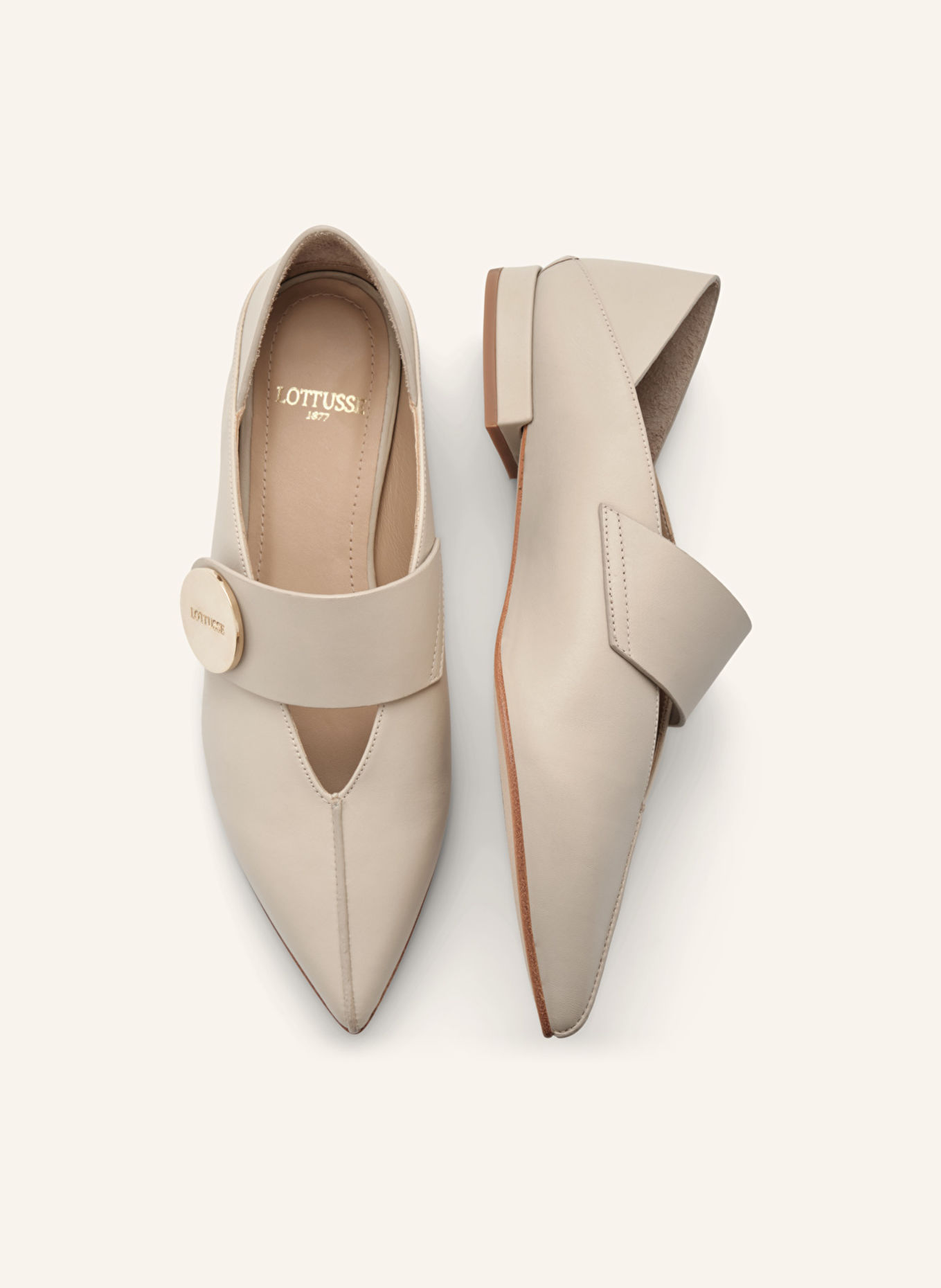 LOTTUSSE Ballerinas CARLA: BEIGE