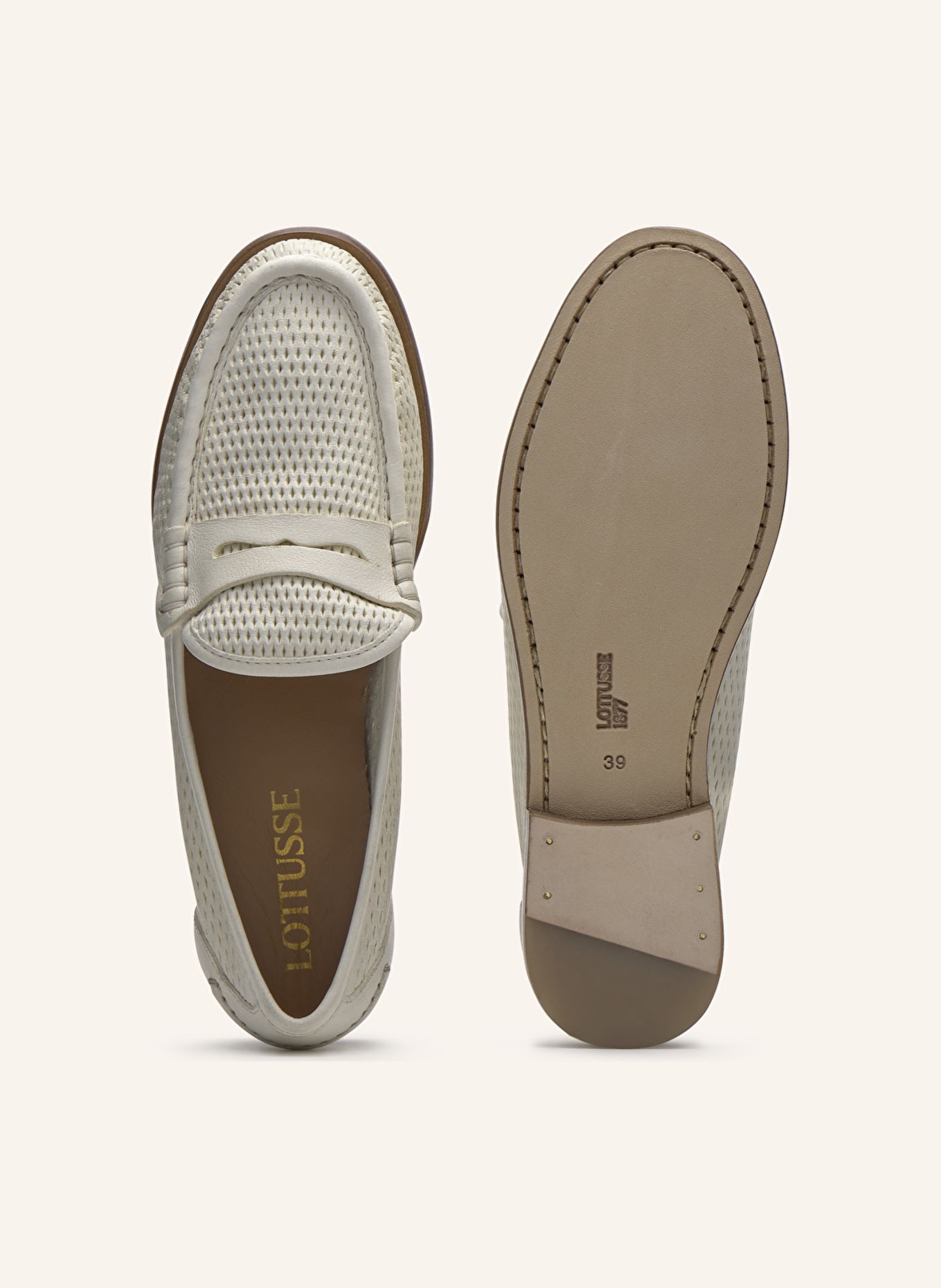 LOTTUSSE Loafer LARA: WEISS