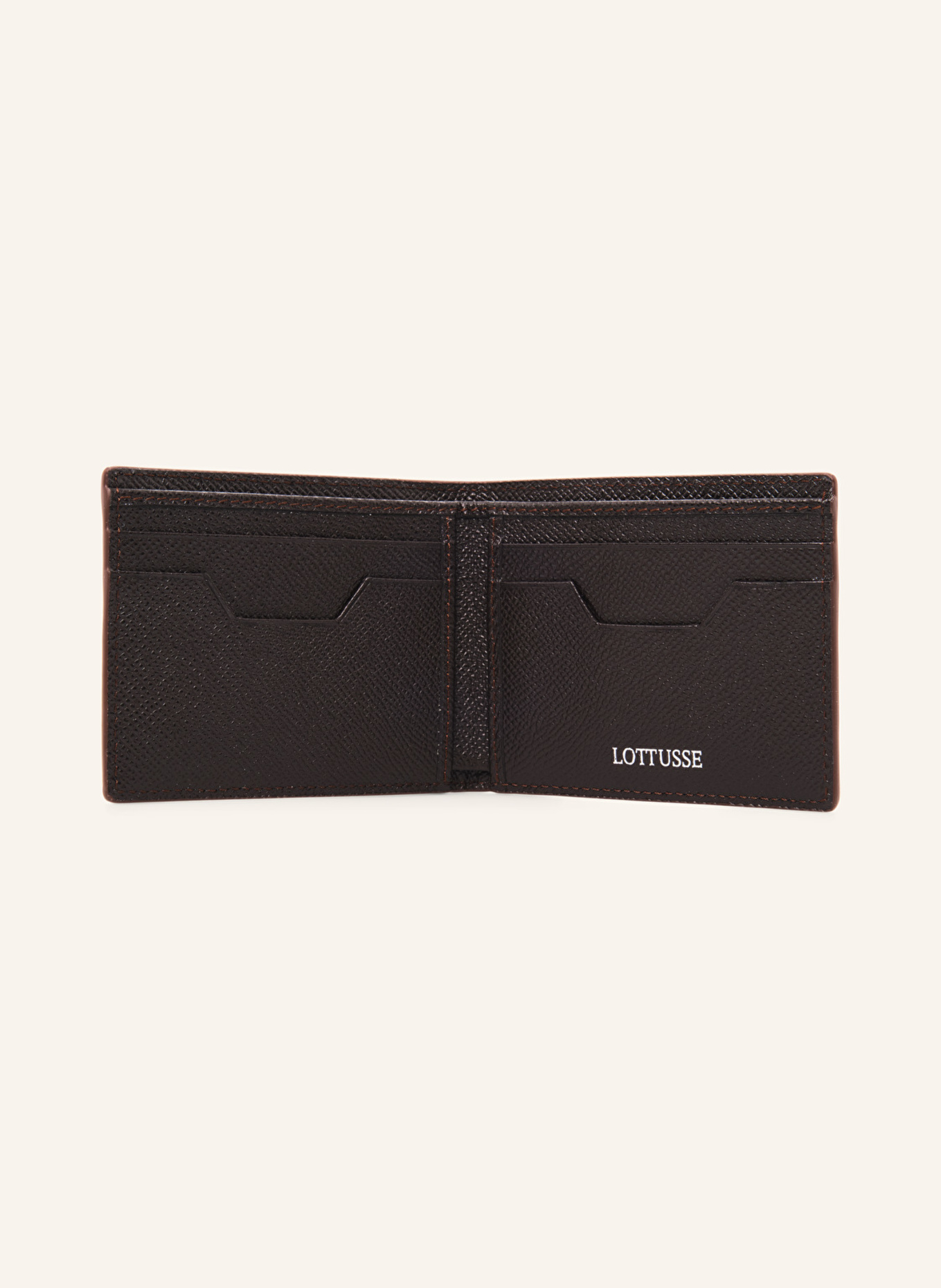 LOTTUSSE Geldbörse BORNE: DUNKELBRAUN