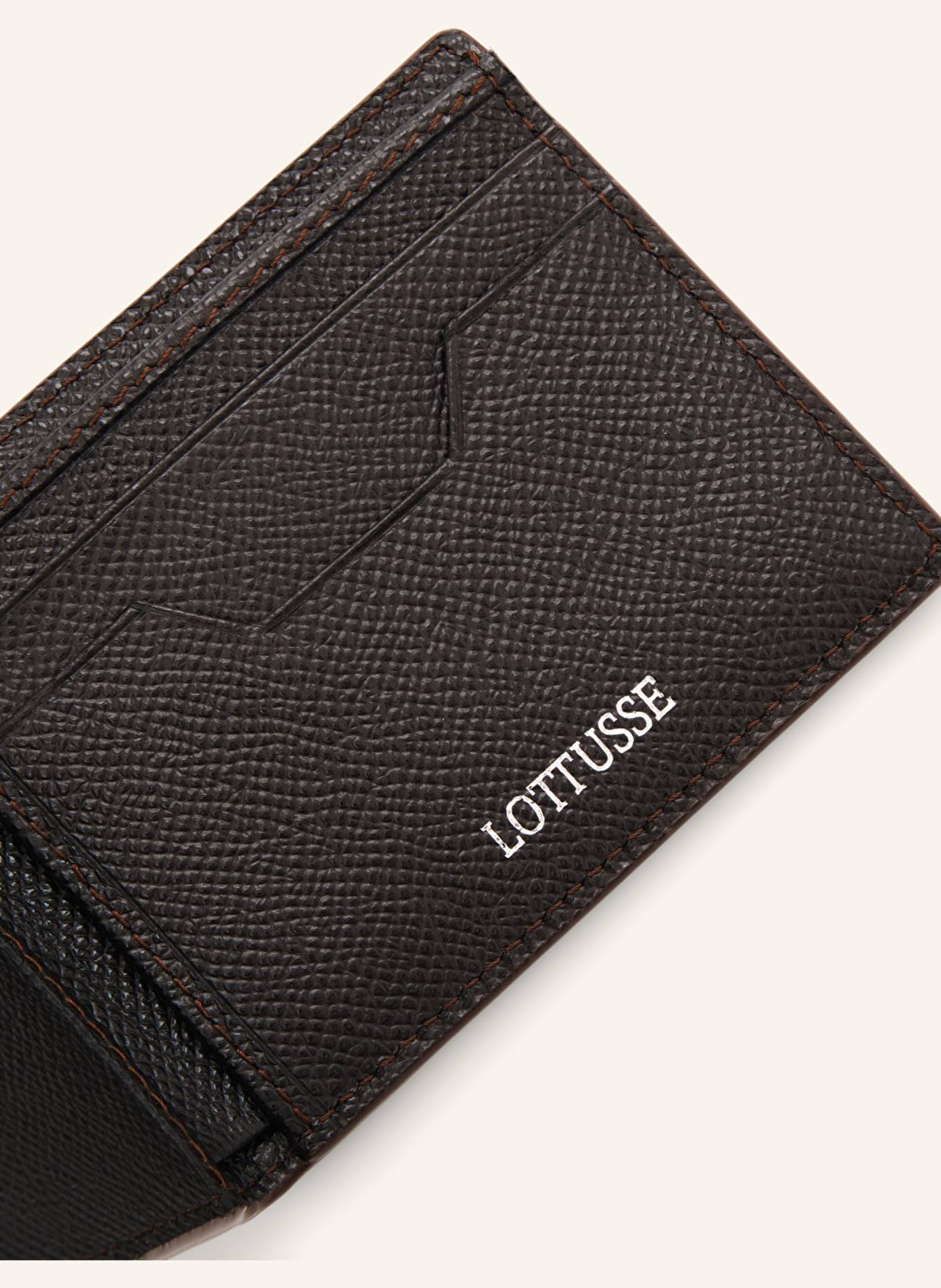 LOTTUSSE Geldbörse BORNE: DUNKELBRAUN