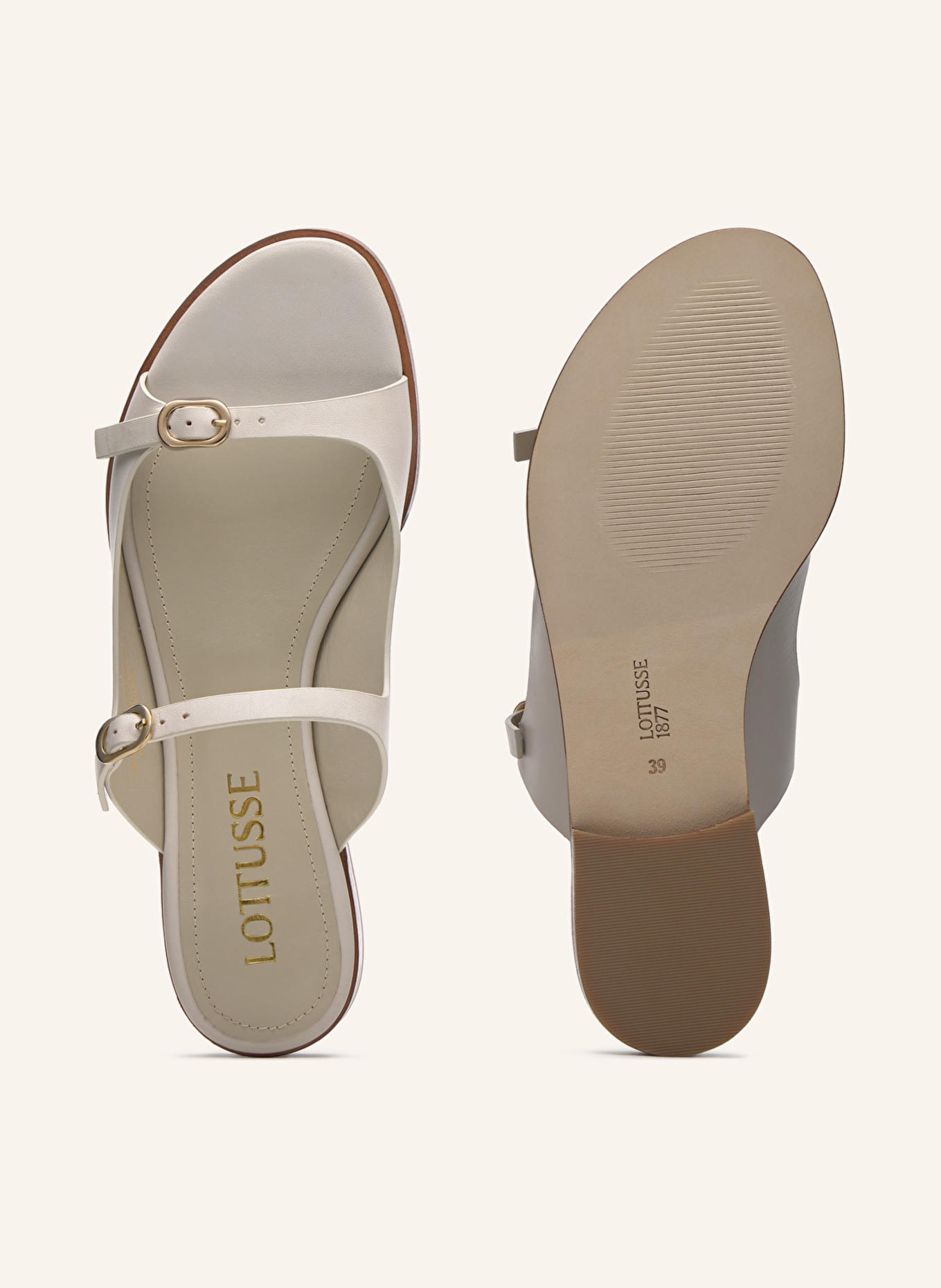 LOTTUSSE Sandalen NYLO: WEISS