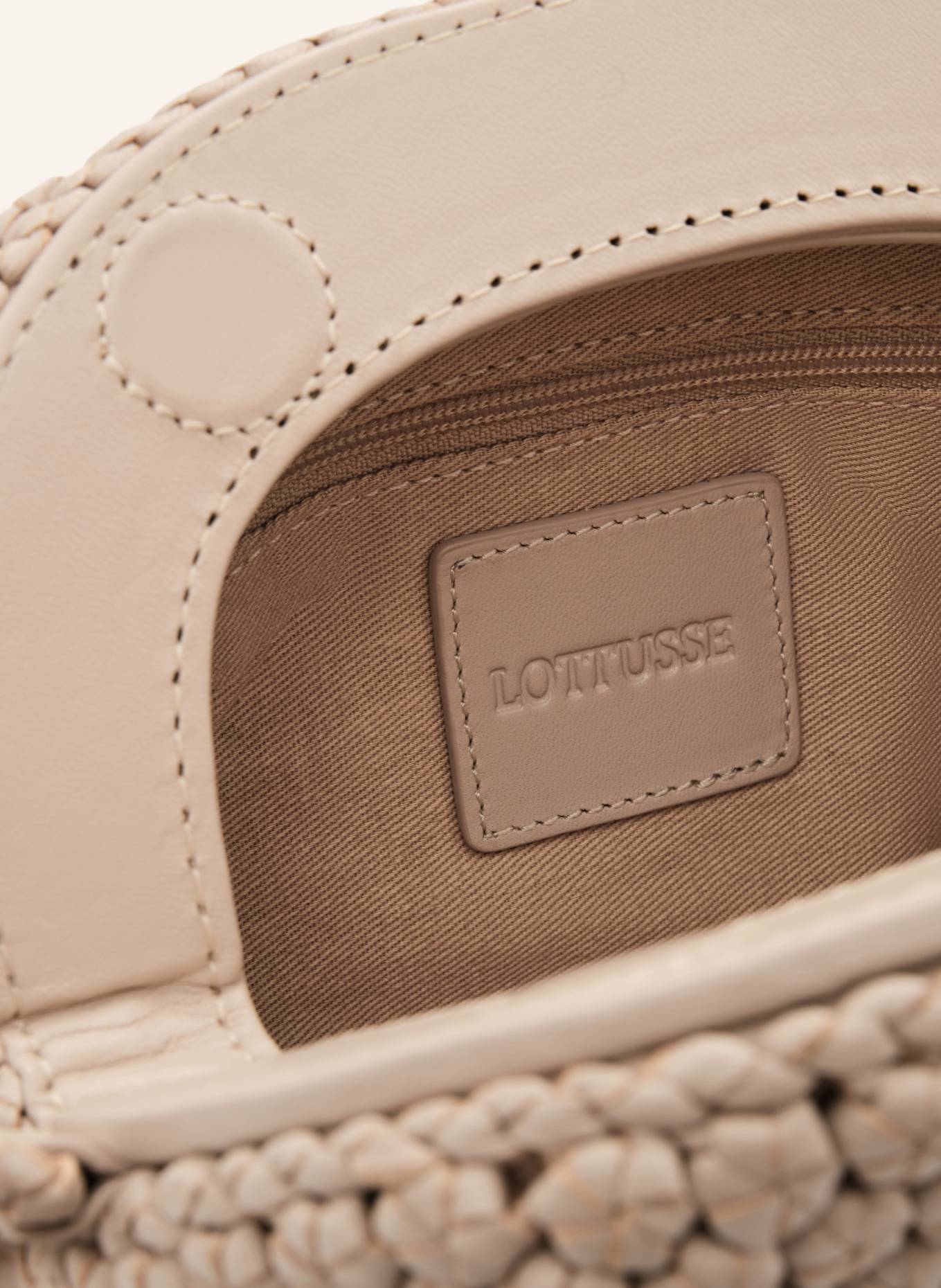 LOTTUSSE Henkeltasche NOODBAG: BEIGE