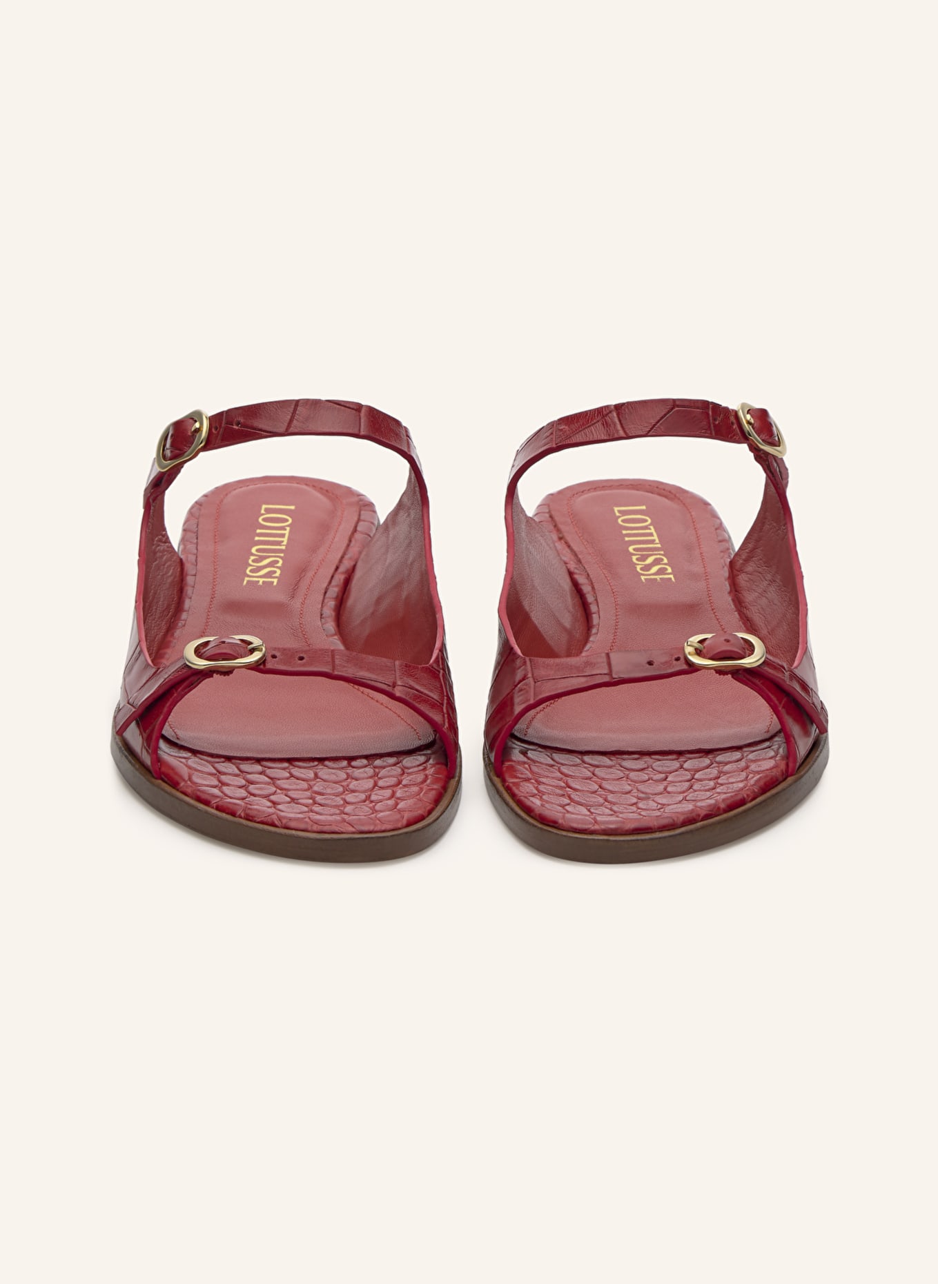 LOTTUSSE Sandalen NYLO: ROT