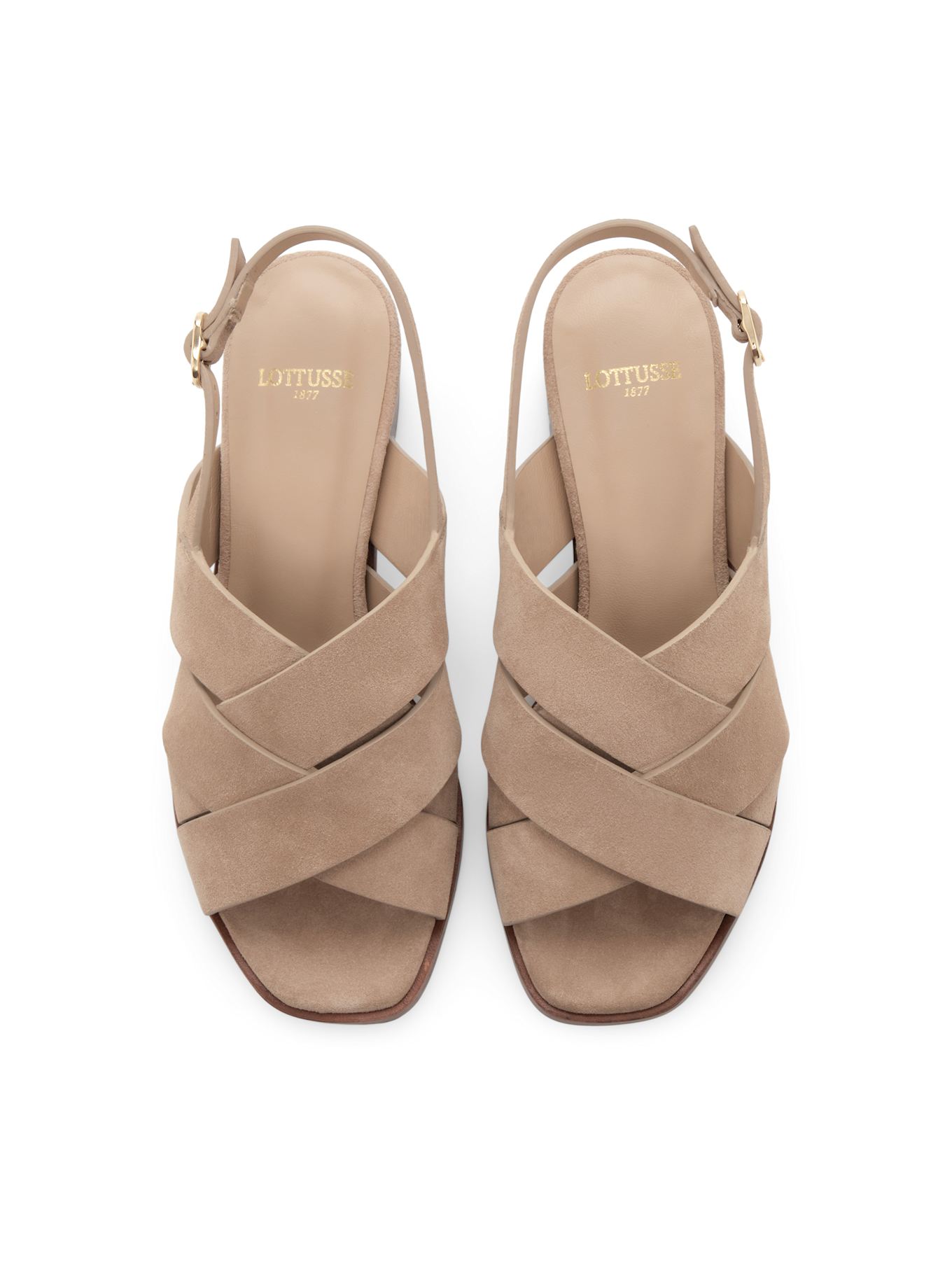 LOTTUSSE Sandalen NYLO: BRAUN