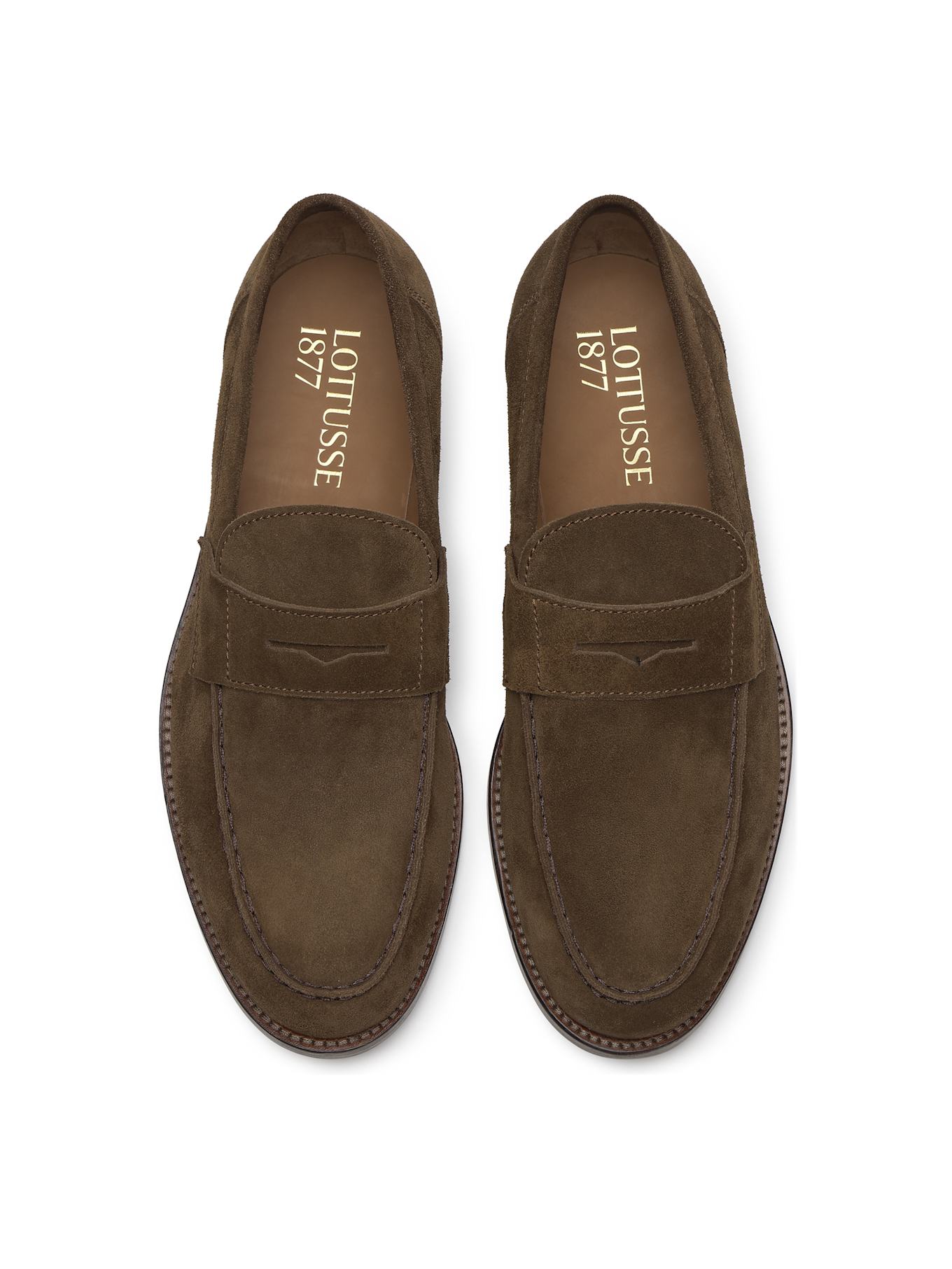 LOTTUSSE Loafers YALE: BRAUN