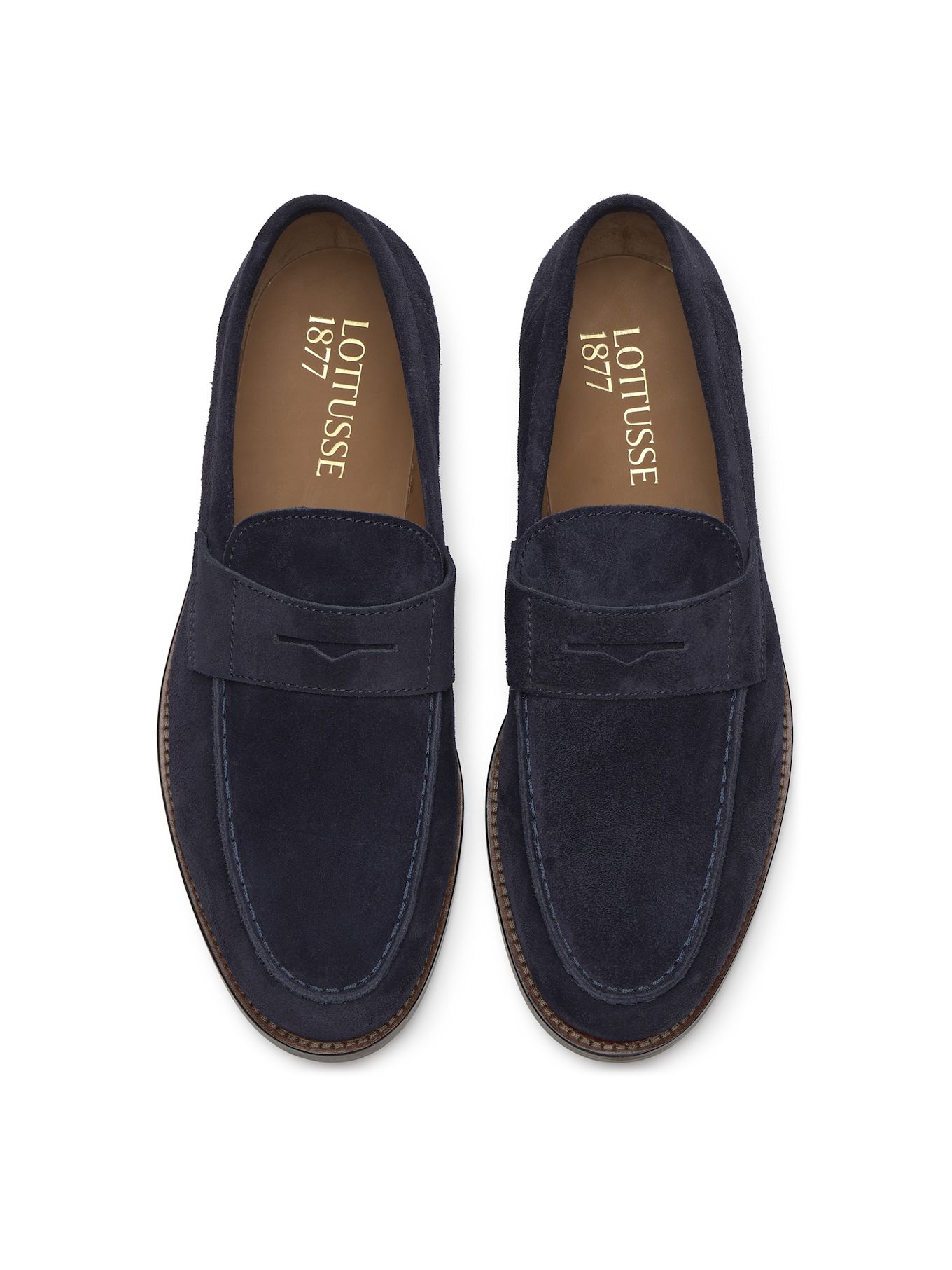 LOTTUSSE Loafers YALE: BLAU