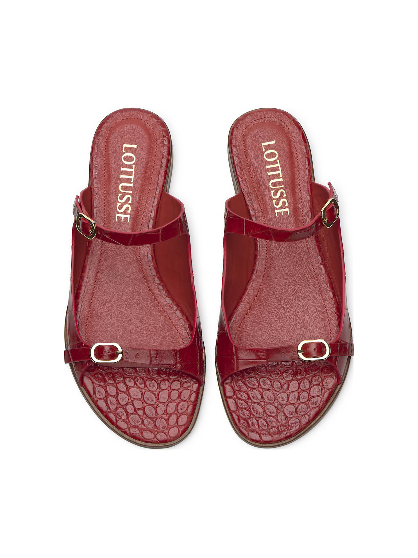 LOTTUSSE Sandalen NYLO: ROT