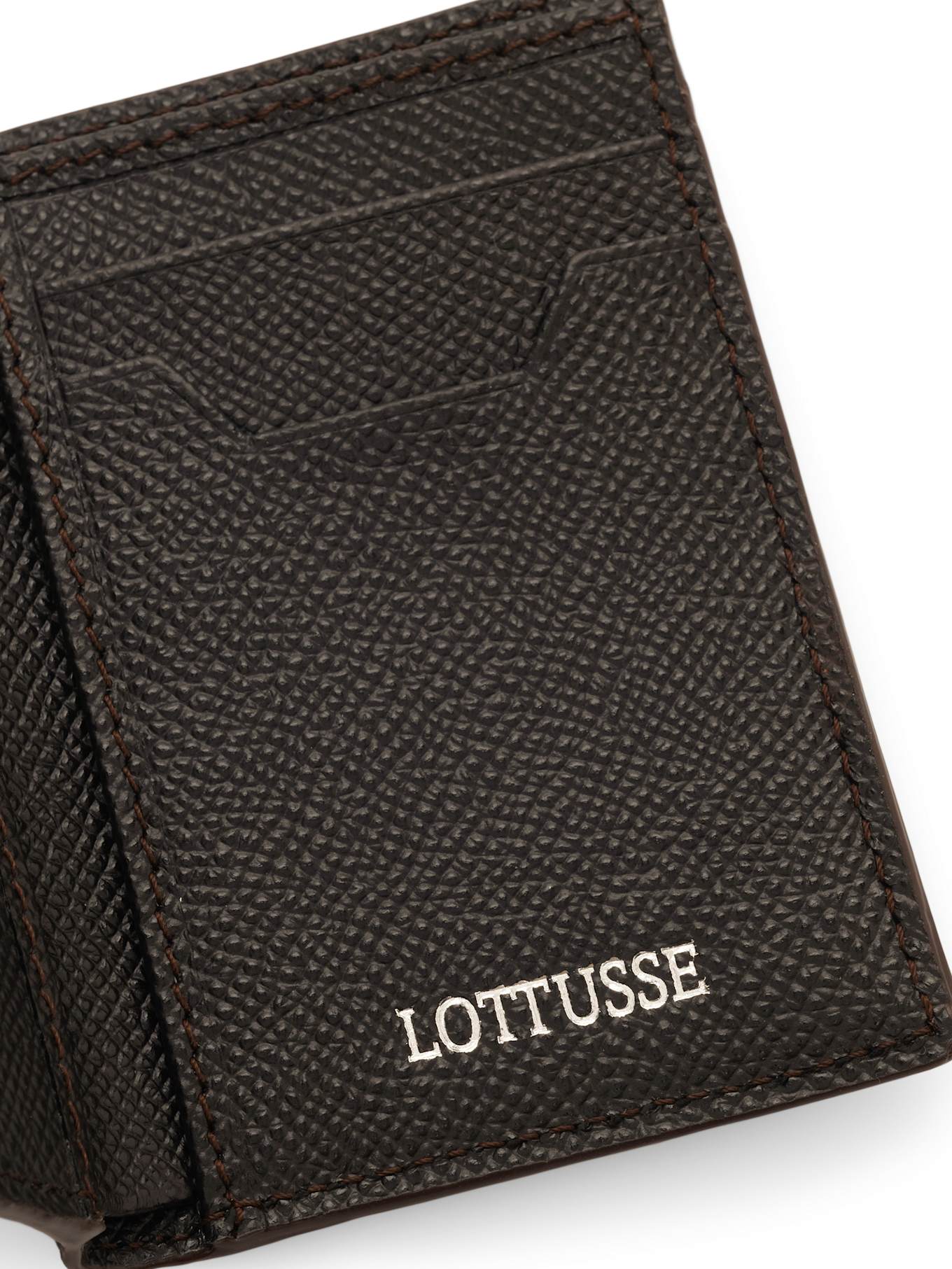 LOTTUSSE Geldbörse BORNE: DUNKELBRAUN