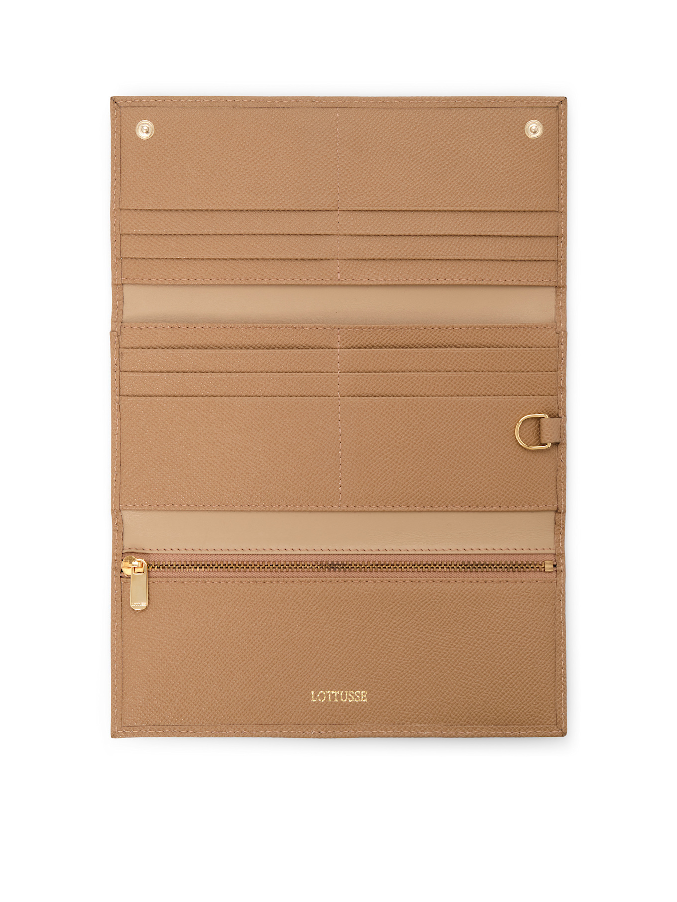 LOTTUSSE Mittlere Brieftasche BORNE: BEIGE