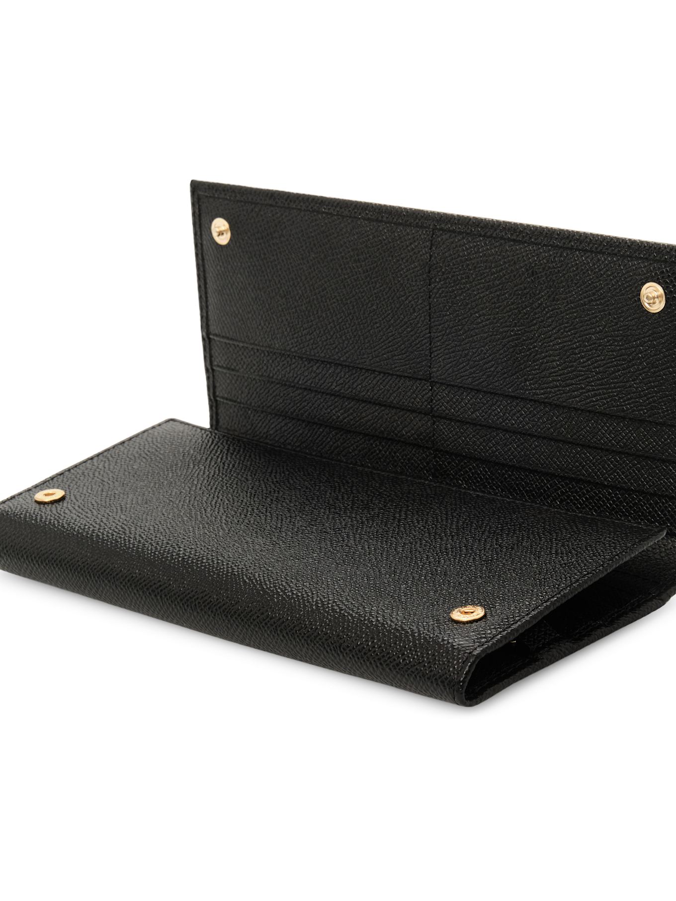 LOTTUSSE Mittlere Brieftasche BORNE: SCHWARZ