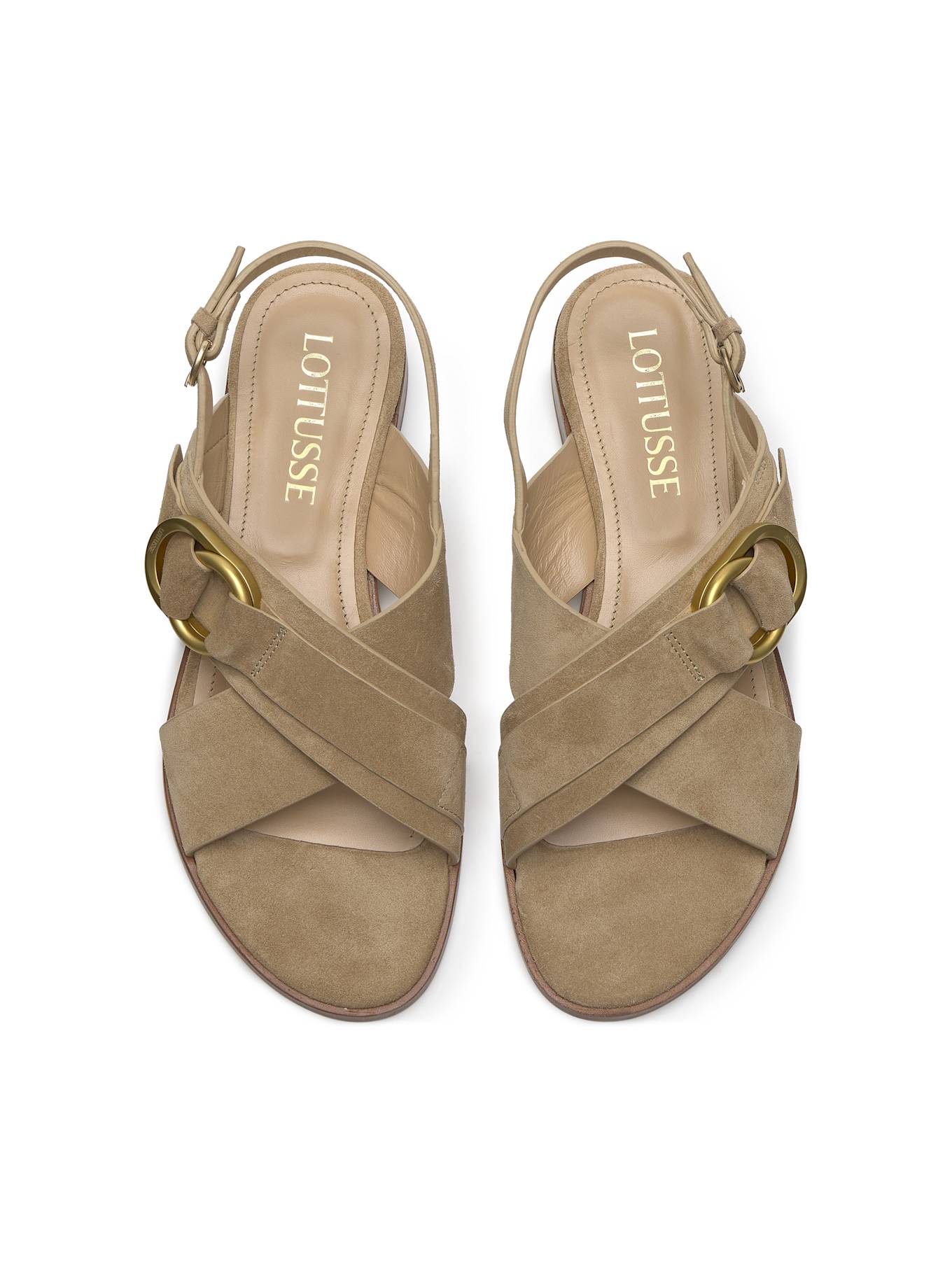 LOTTUSSE Sandals NYLO: BRAUN