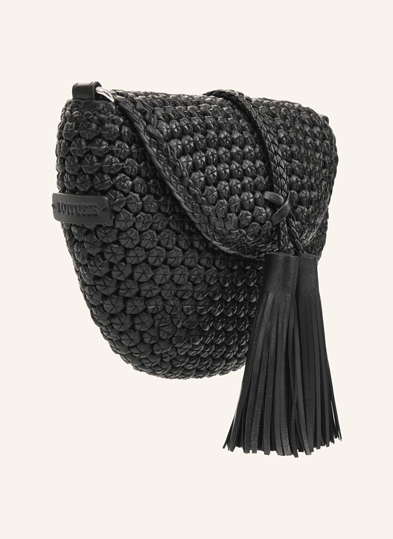 LOTTUSSE Umhängetasche NOODBAG: SCHWARZ