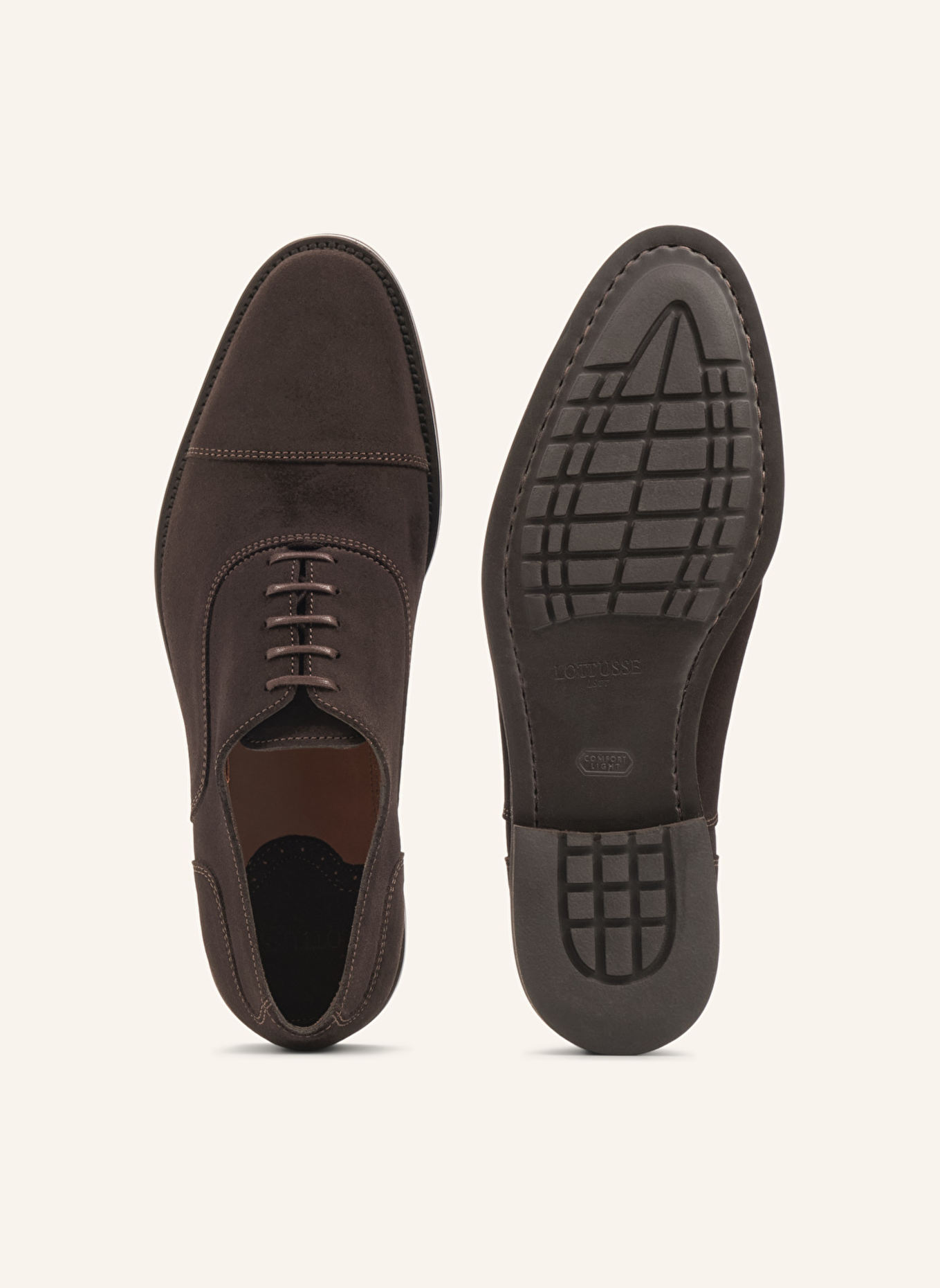 LOTTUSSE Oxfordschuhe HOLBORN: BRAUN