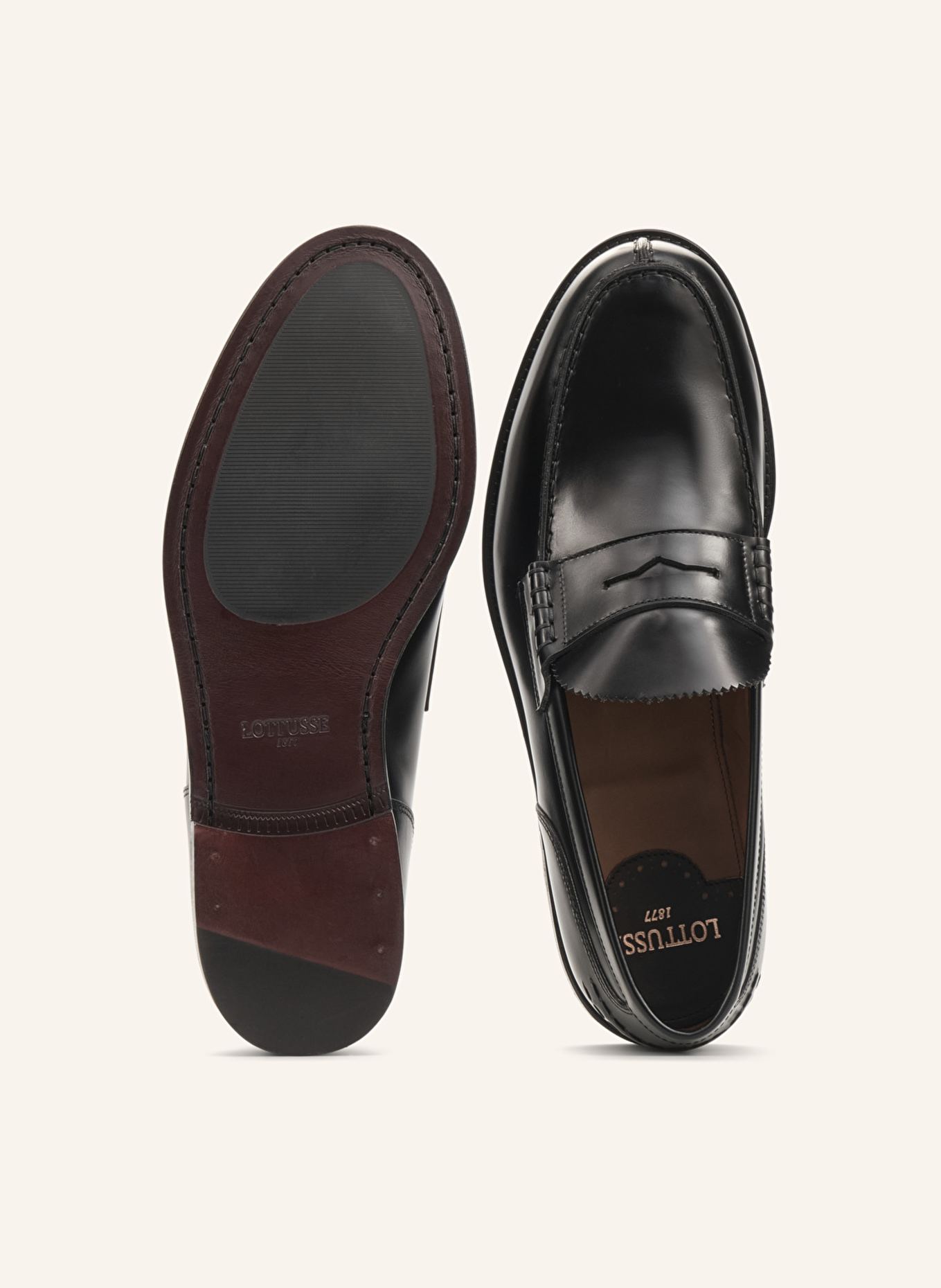 LOTTUSSE Loafer DAYTONA: SCHWARZ