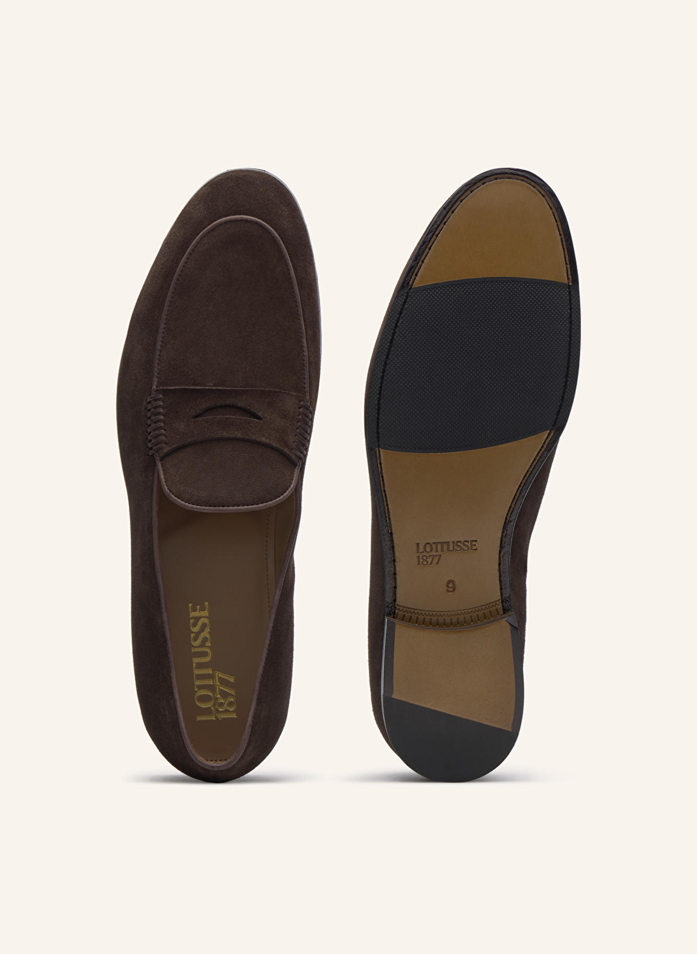 LOTTUSSE Mokassin VERONA: BRAUN