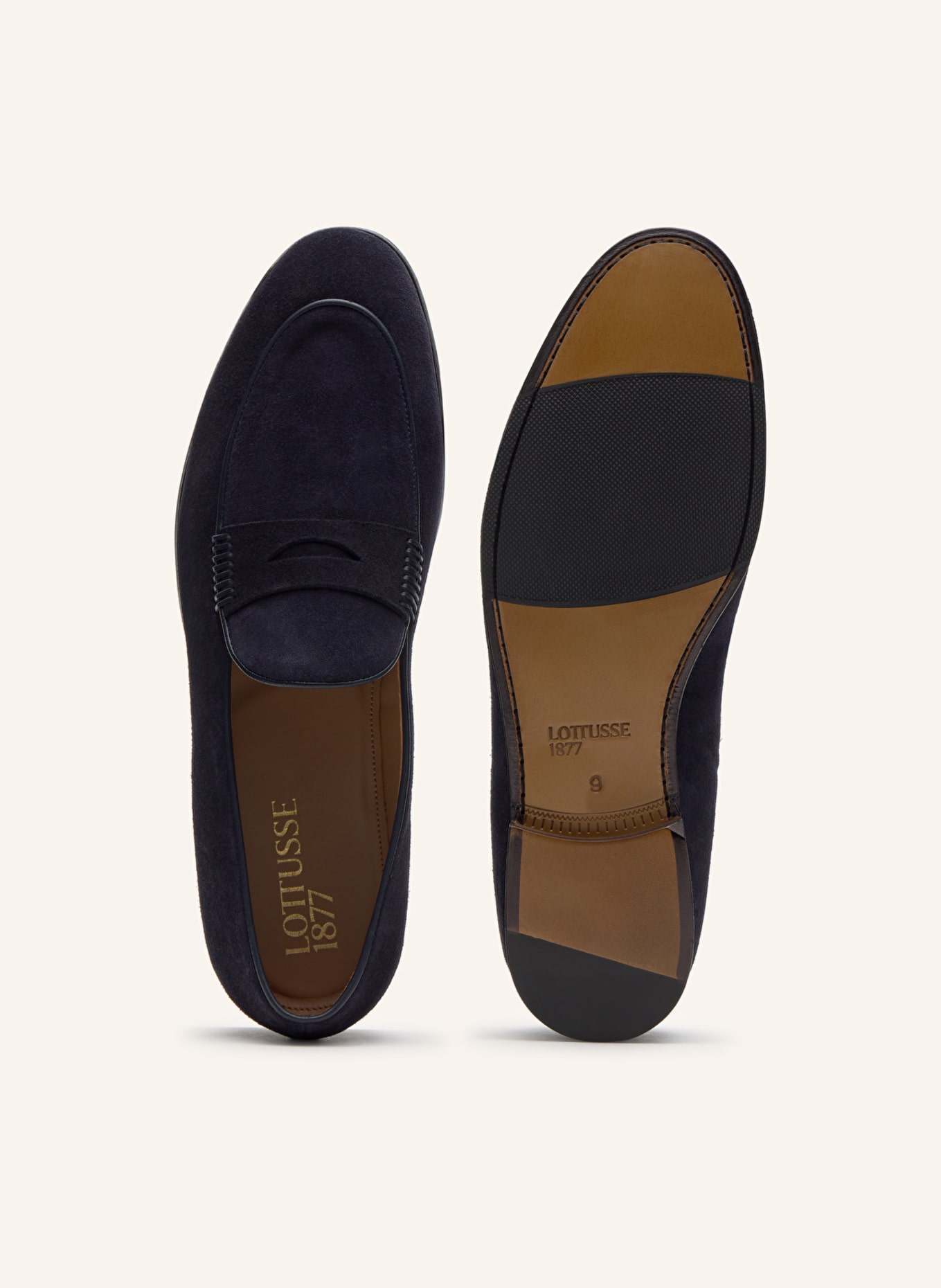 LOTTUSSE Mokassin VERONA: BLAU