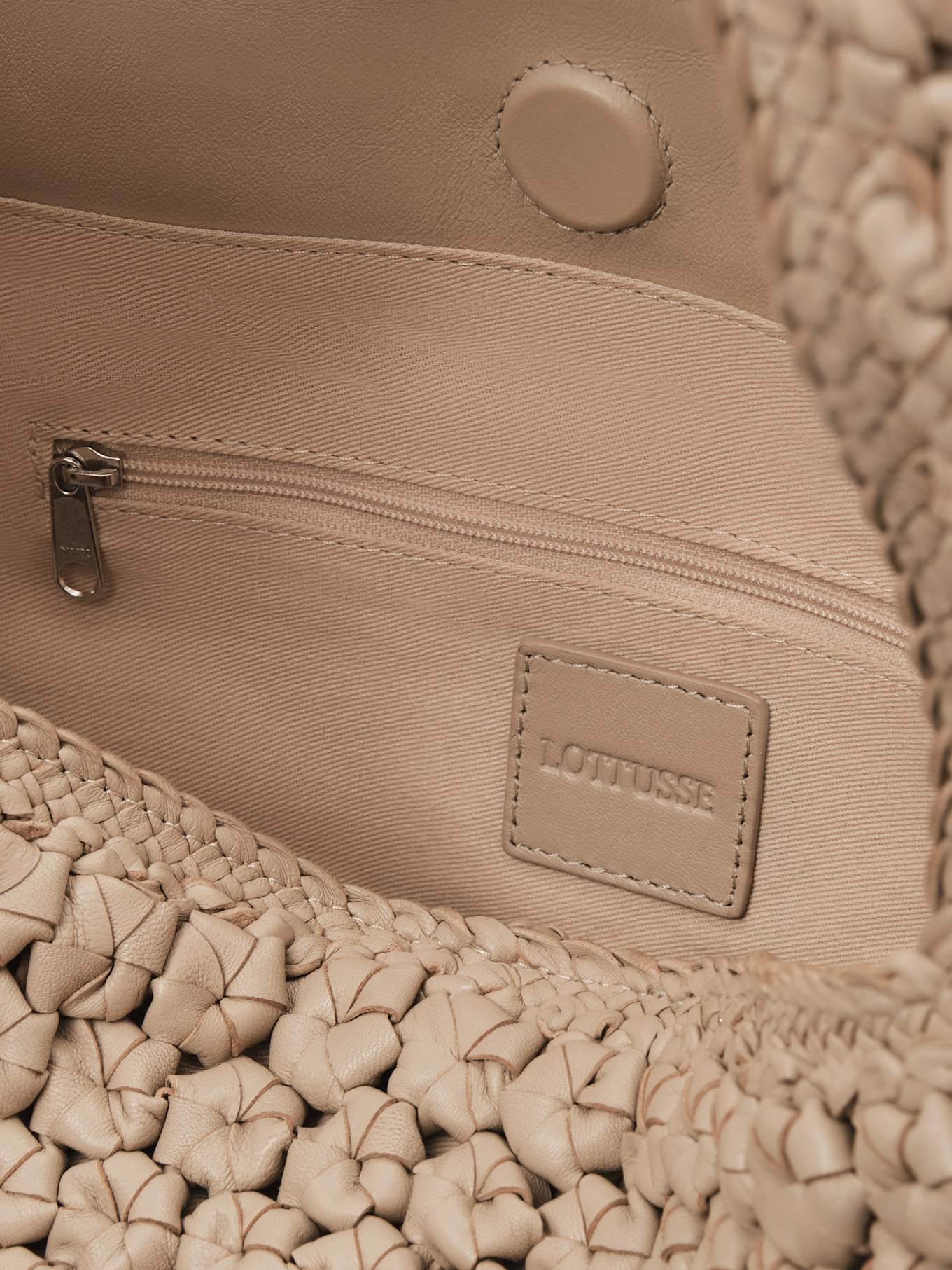 LOTTUSSE Hobo-Tasche NOODBAG: BEIGE