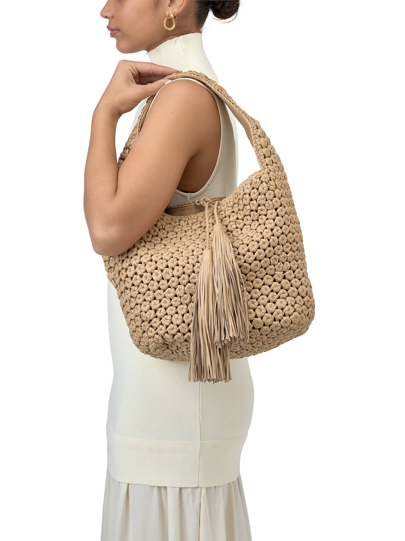 LOTTUSSE Hobo-Tasche NOODBAG: BEIGE