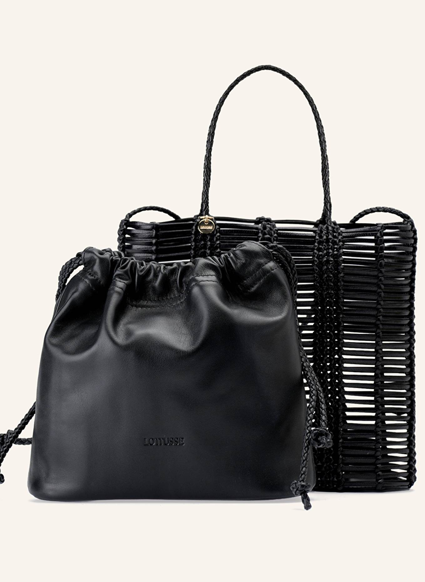 LOTTUSSE Handtasche EDIT: SCHWARZ