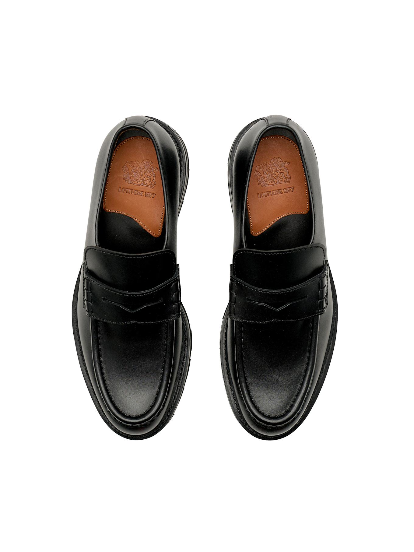 LOTTUSSE Mokassin MURPHY: SCHWARZ