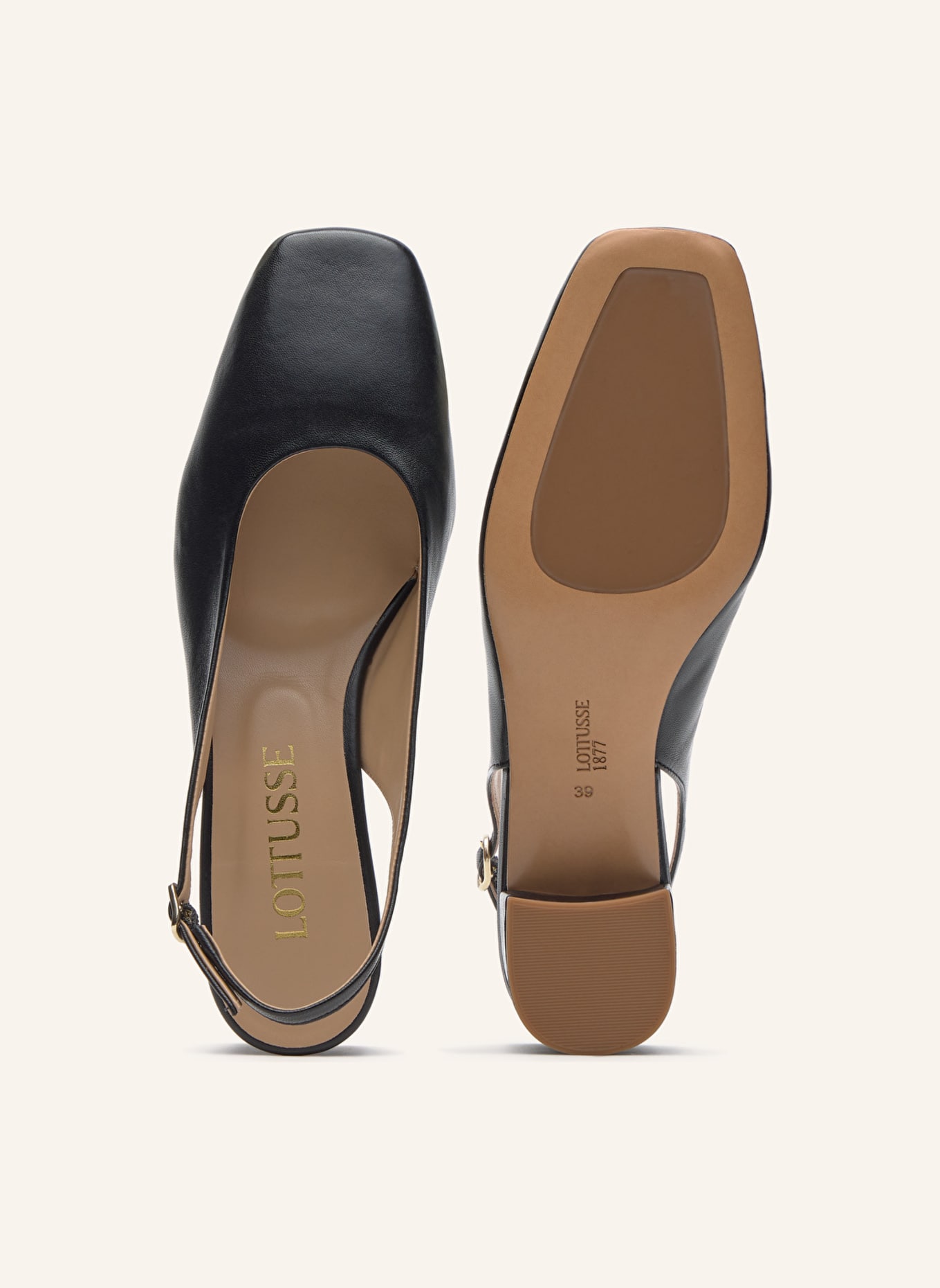 LOTTUSSE Pumps GOYA: SCHWARZ