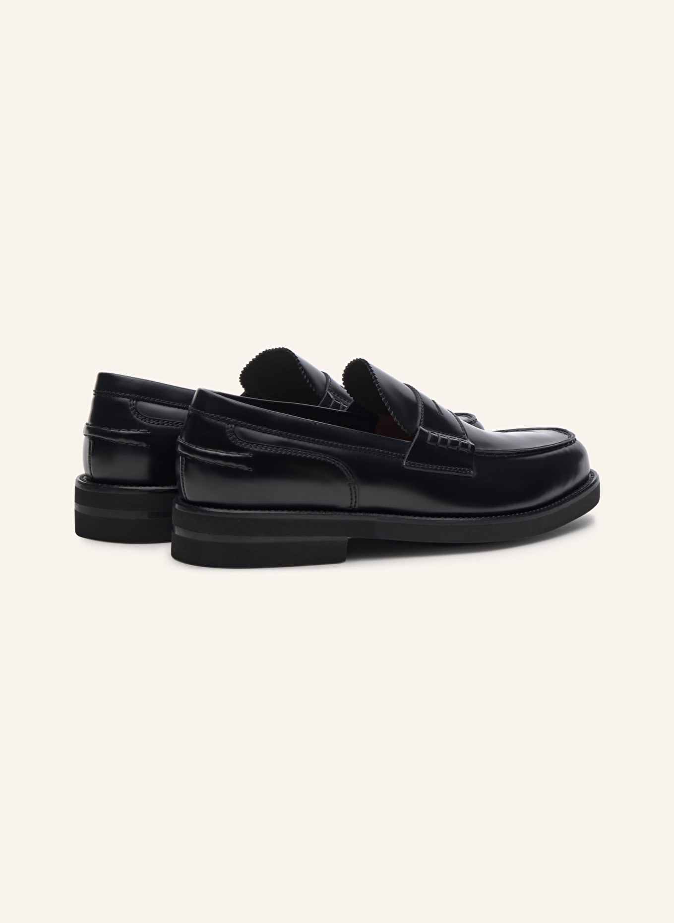 LOTTUSSE Mokassins DAYTONA: SCHWARZ
