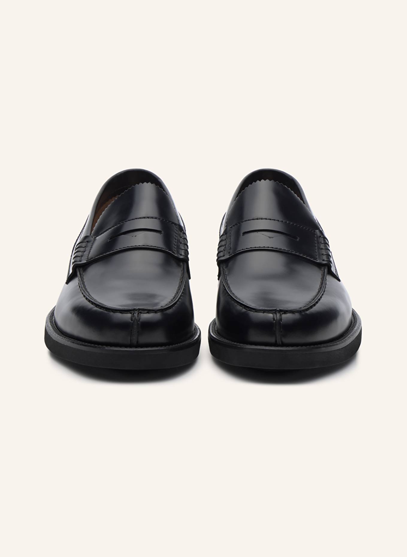 LOTTUSSE Mokassins DAYTONA: SCHWARZ