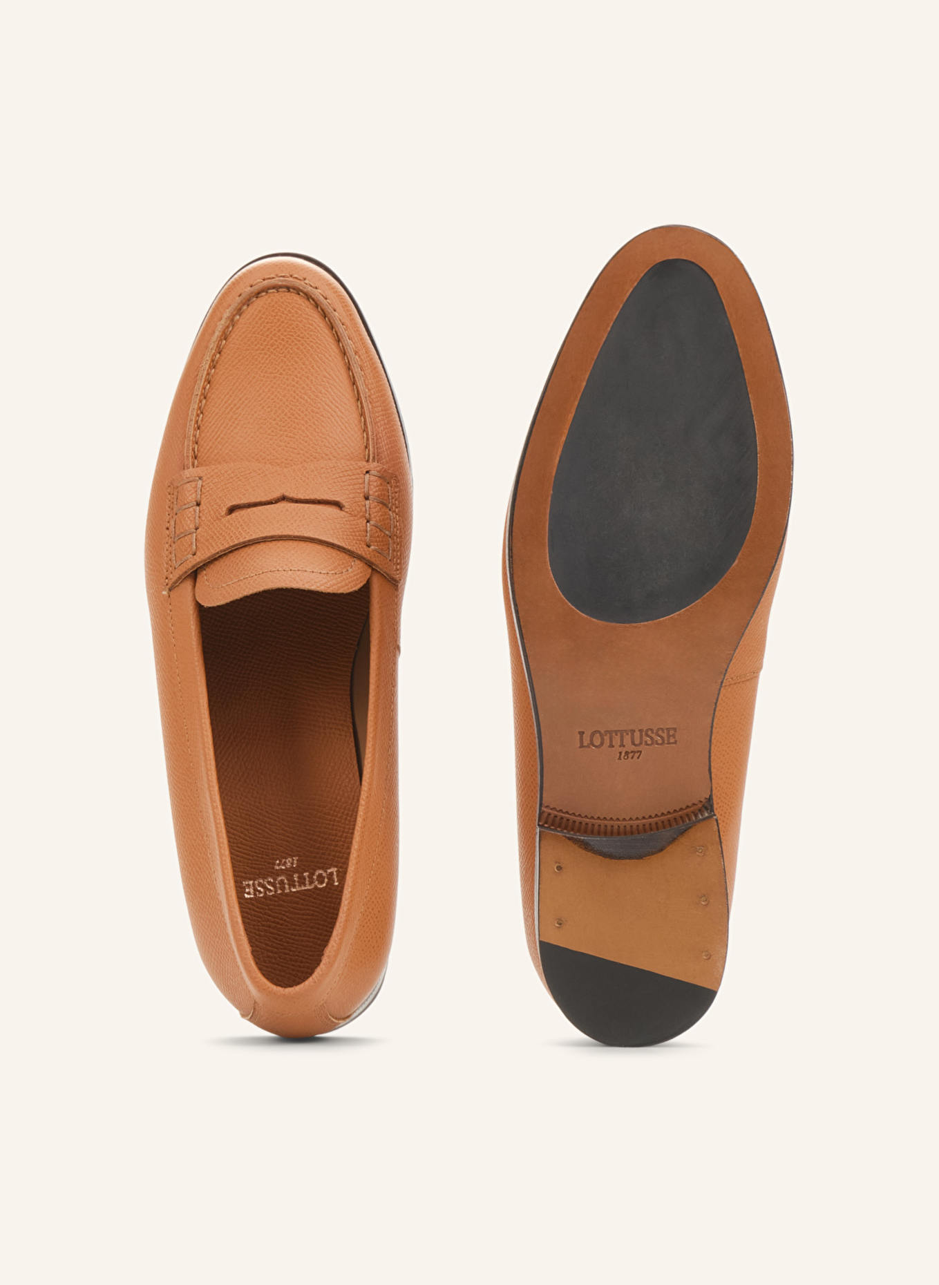LOTTUSSE Loafer LIBERTY: BRAUN