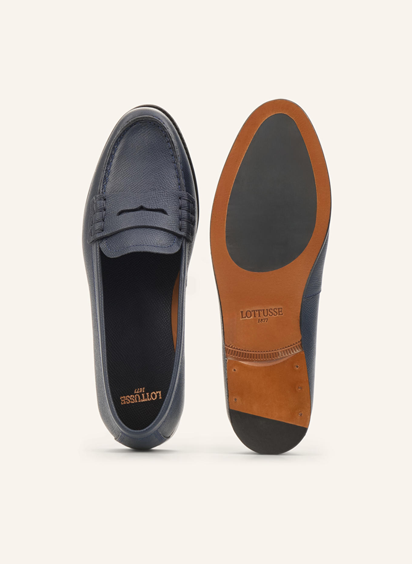 LOTTUSSE Loafer LIBERTY: BLAU