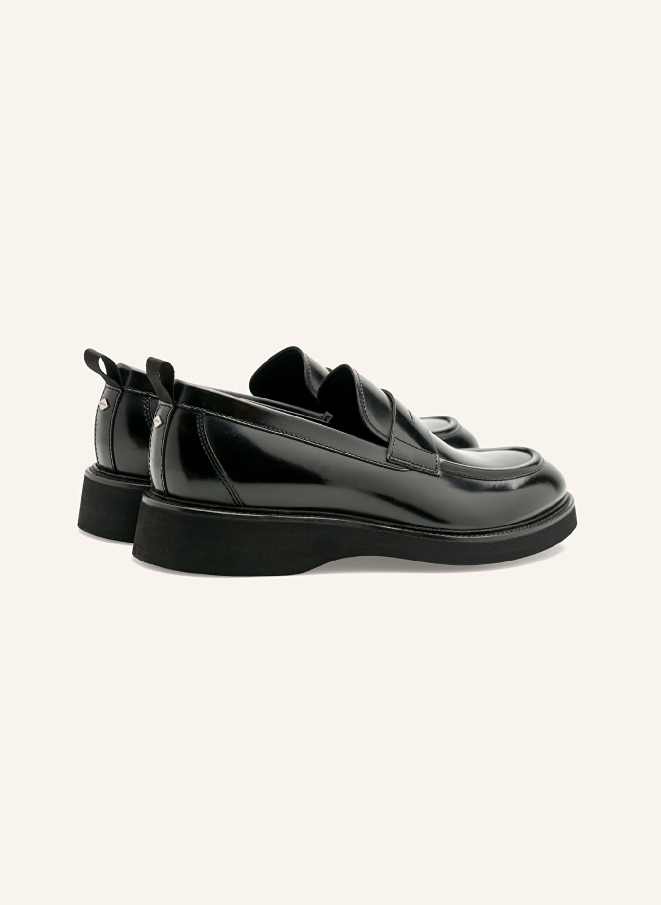 LOTTUSSE Mokassins LUCA: SCHWARZ