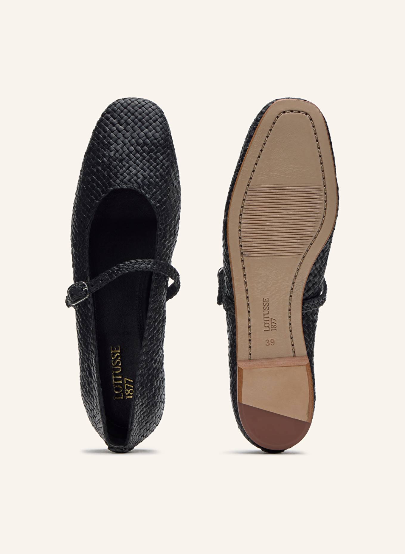 LOTTUSSE Ballerinas SUMMER: SCHWARZ