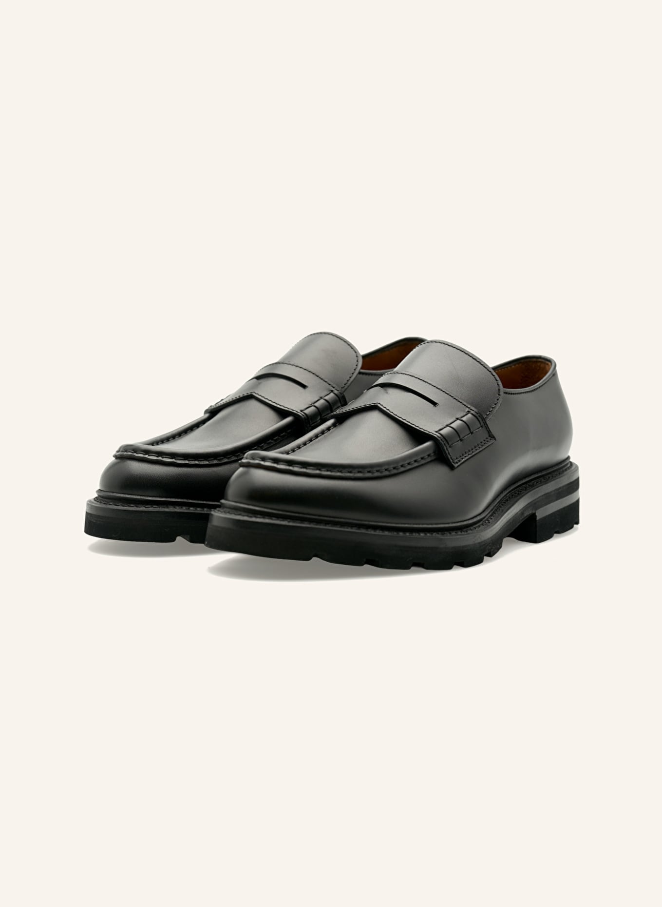 LOTTUSSE Mokassin MURPHY: SCHWARZ