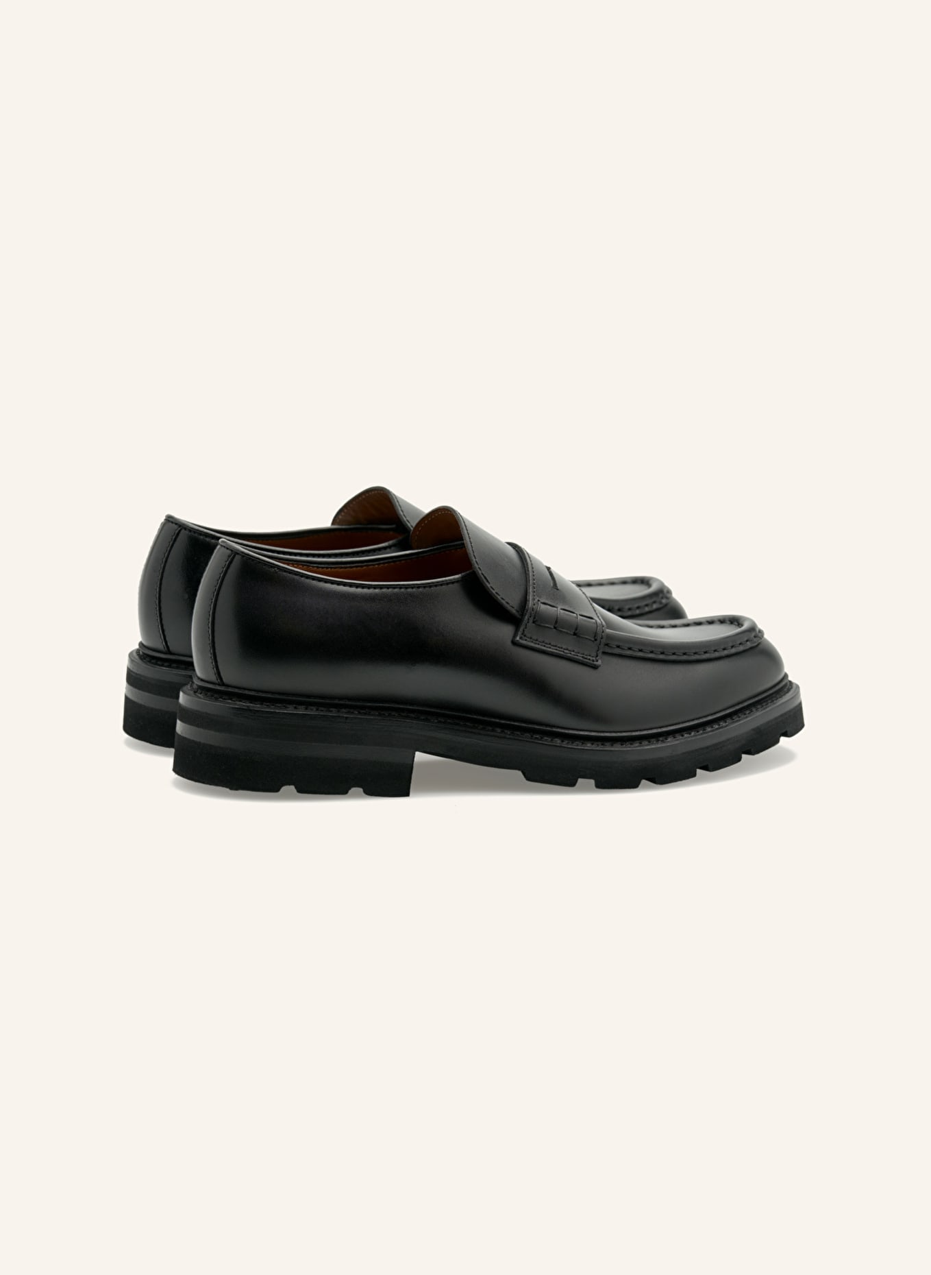 LOTTUSSE Mokassin MURPHY: SCHWARZ