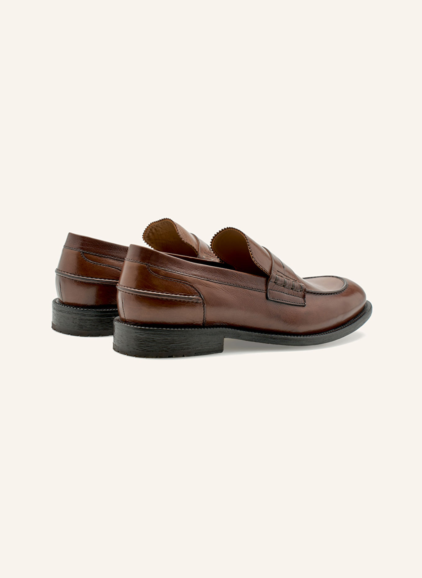 LOTTUSSE Mokassin LUTTON: BRAUN