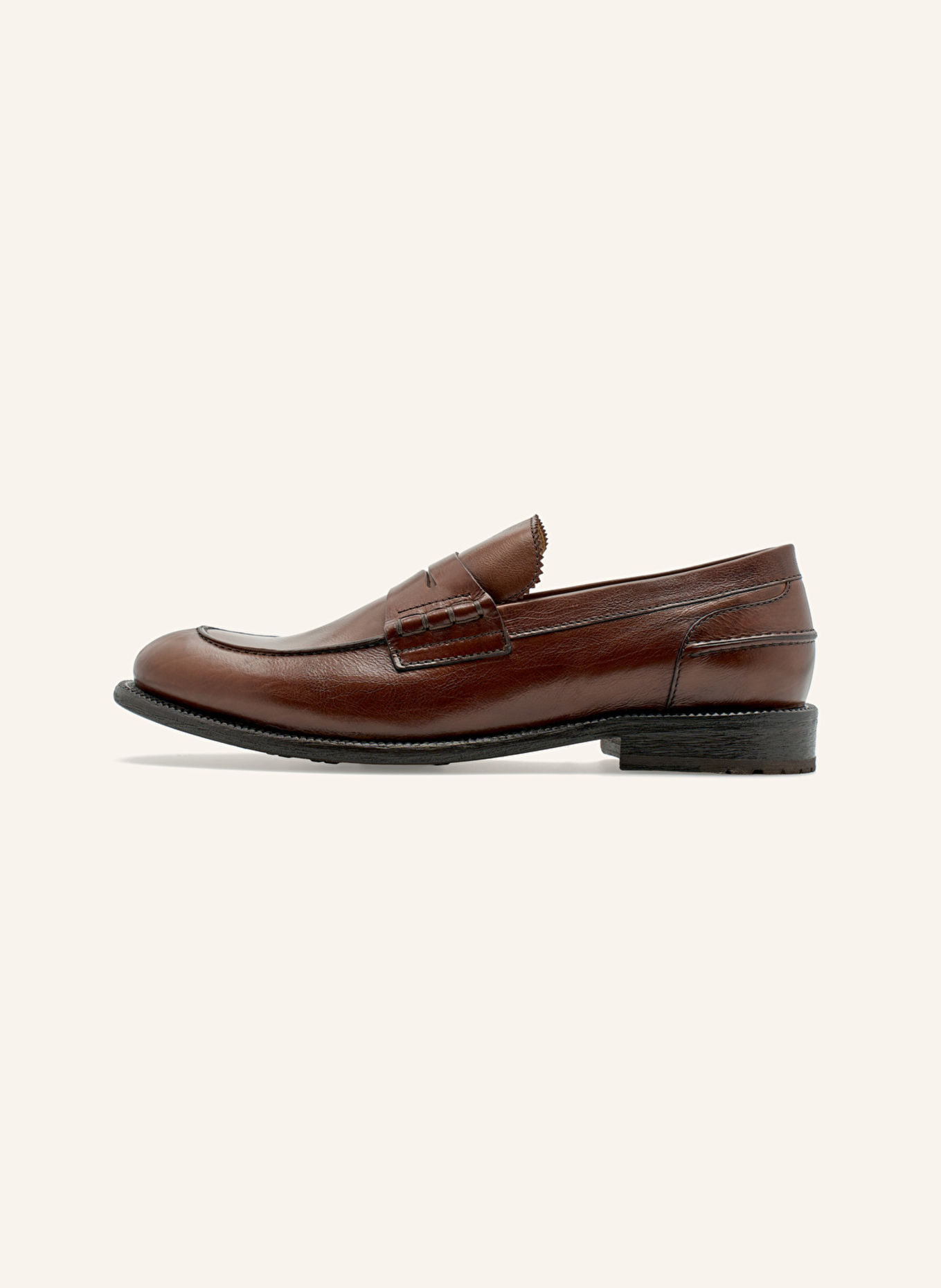 LOTTUSSE Mokassin LUTTON: BRAUN