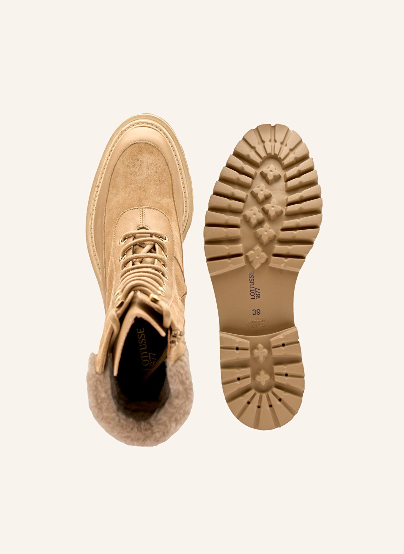 LOTTUSSE Schnürstiefel COVENT: NUDE