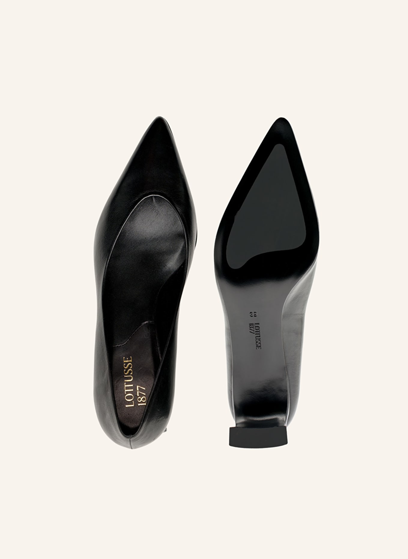 LOTTUSSE Pump CORT: SCHWARZ
