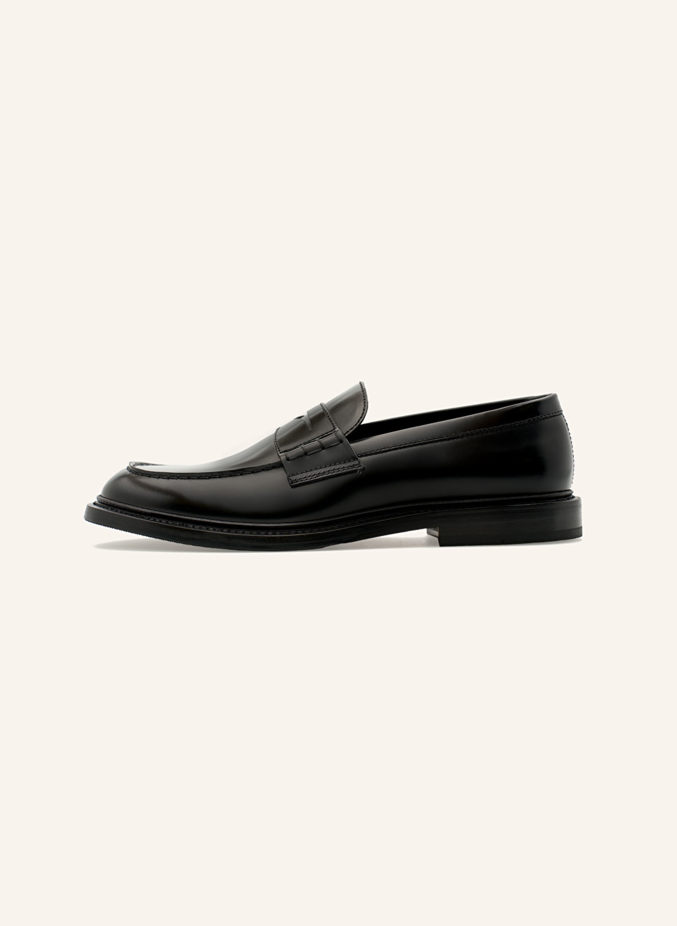 LOTTUSSE Mokassins PRESTIGE: SCHWARZ