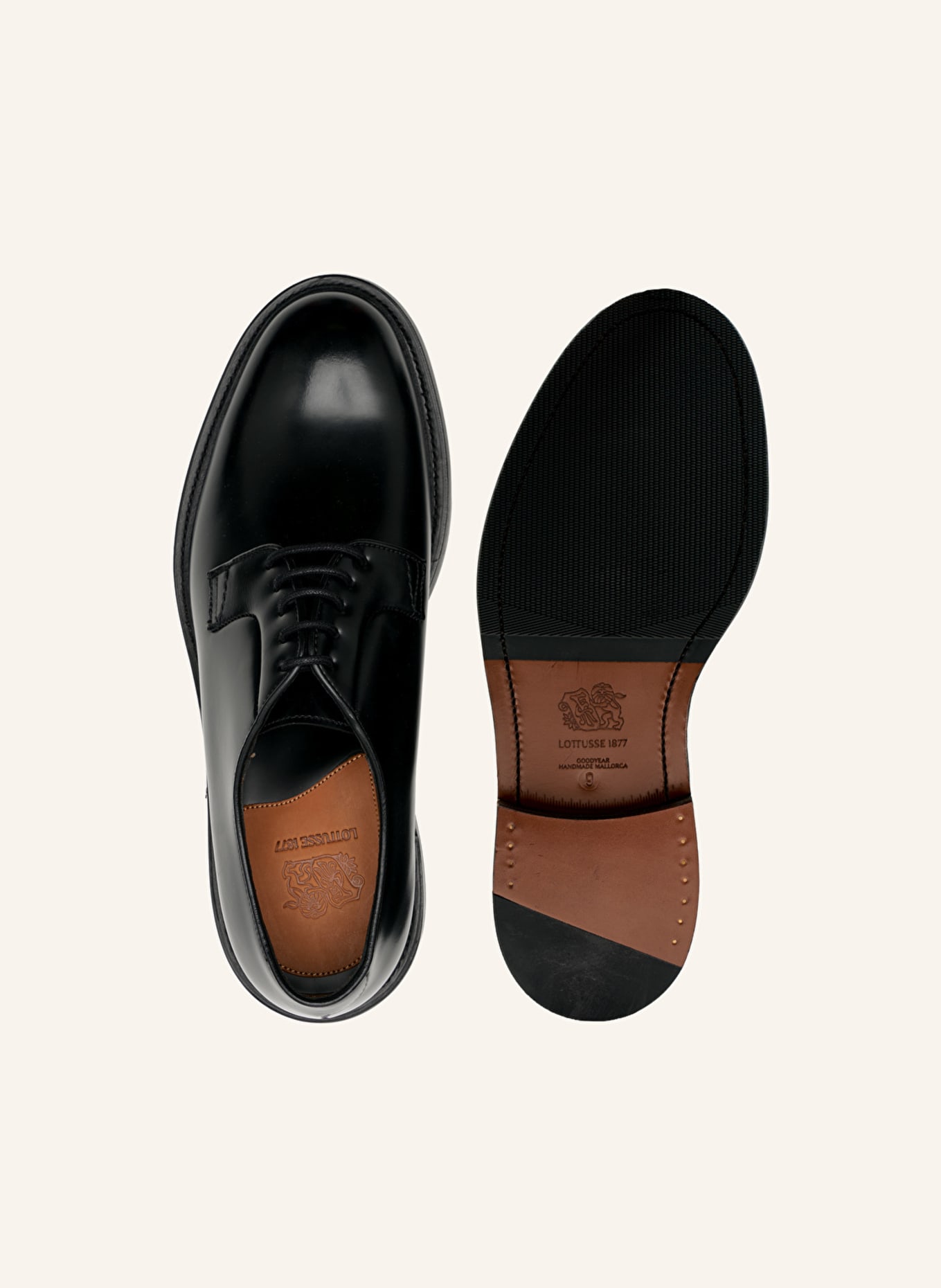 LOTTUSSE Derby PRESTIGE: SCHWARZ