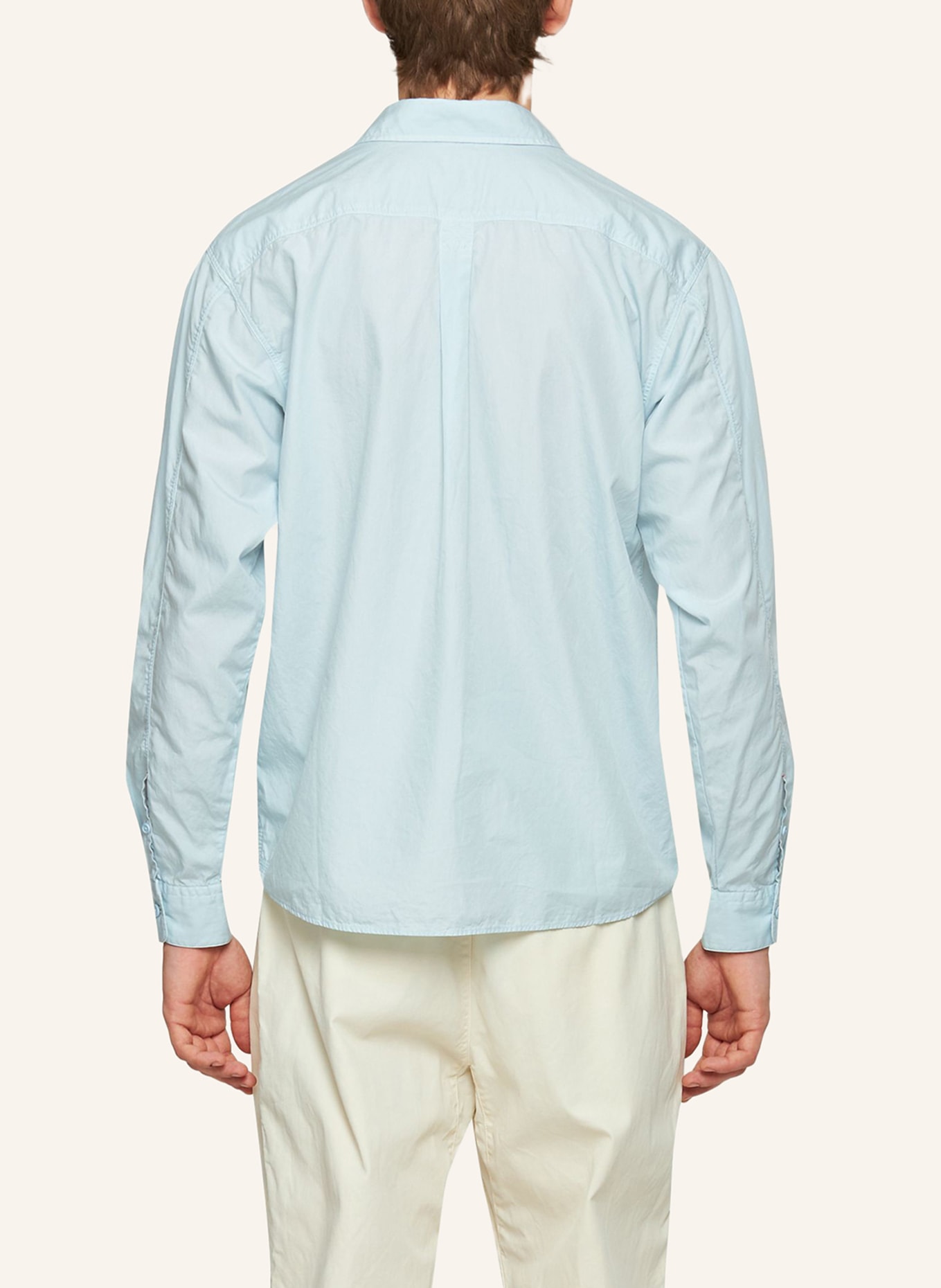 ORLEBAR BROWN Casual-Hemden SHANKLIN GARMENT DYE, Farbe: HELLBLAU (Bild 2)