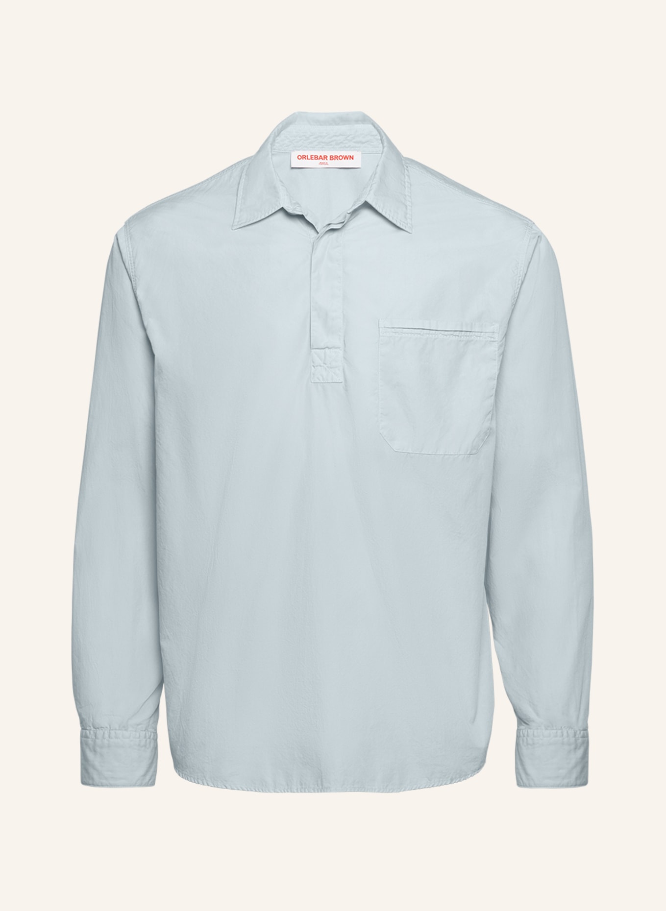 ORLEBAR BROWN Casual-Hemden SHANKLIN GARMENT DYE, Farbe: HELLBLAU (Bild 1)