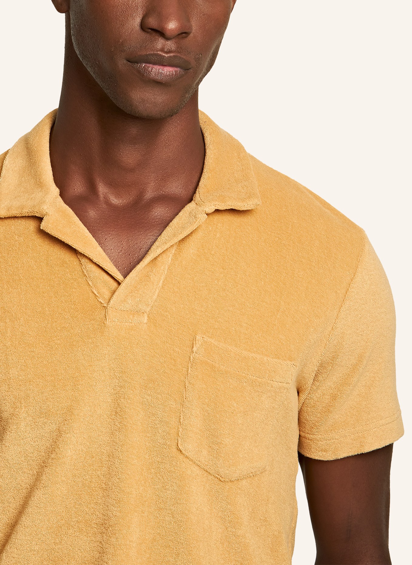 ORLEBAR BROWN Poloshirt TERRY, Farbe: CAMEL (Bild 3)