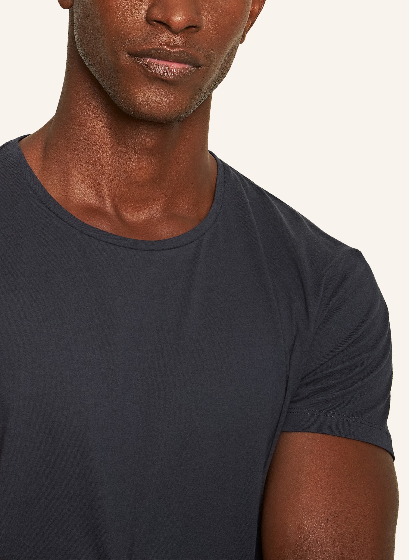 ORLEBAR BROWN T-Shirt OB-T COTTON SILK, Farbe: DUNKELBLAU (Bild 3)