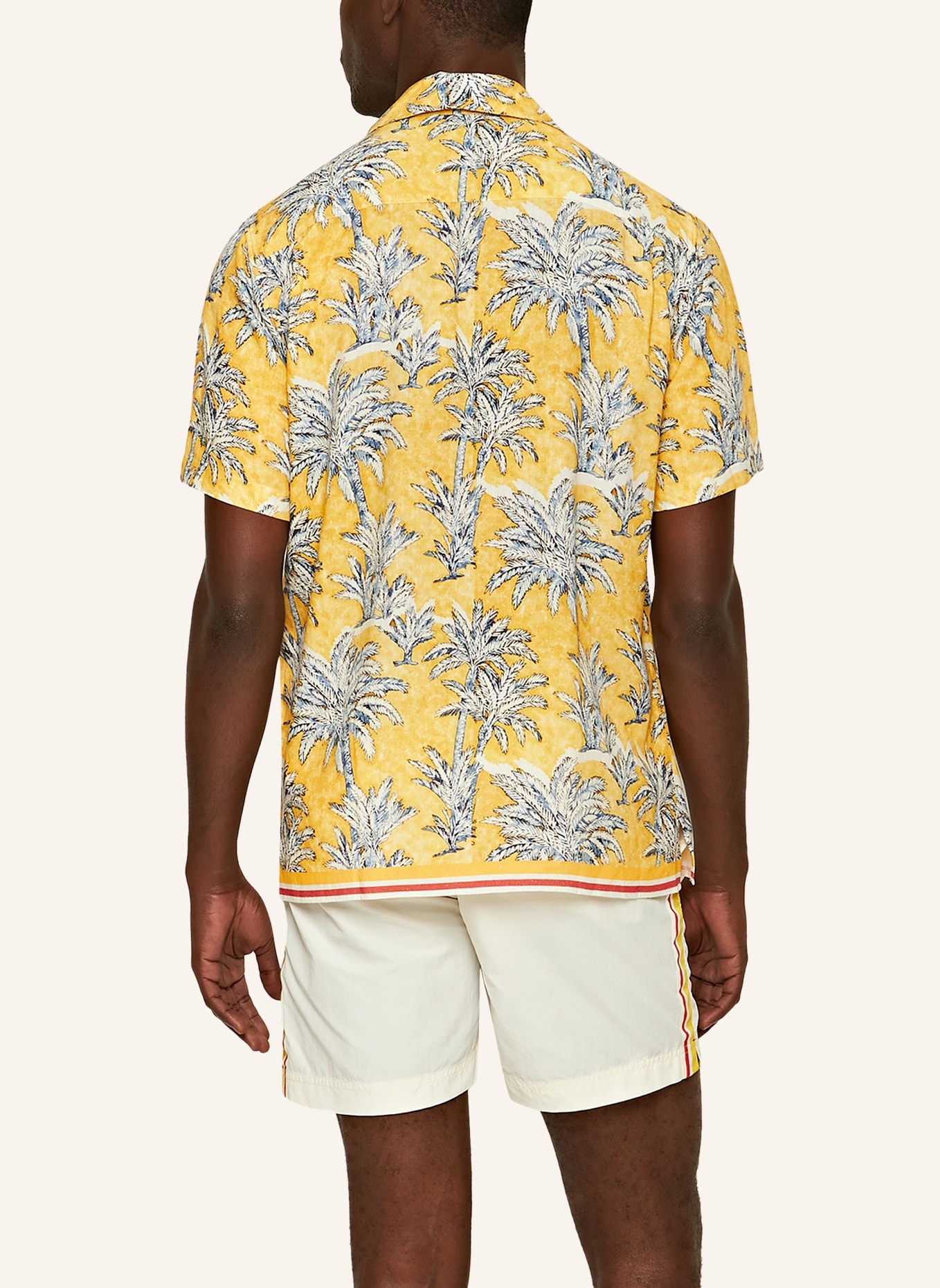 ORLEBAR BROWN Casual-Hemden MAITAN PALM BORDER, Farbe: GELB (Bild 2)